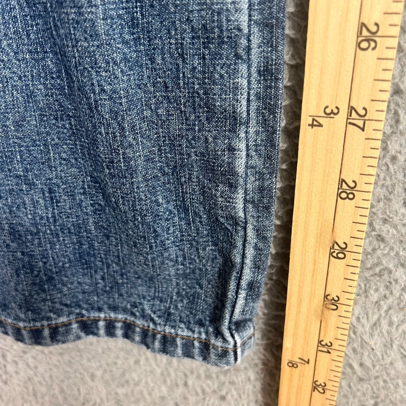 Calvin Klein Calvin Klein Womens Bootcut High Rise Jeans Size 12 Medium Blue Wash Size 34" / US 12 / IT 48 - 3 Thumbnail