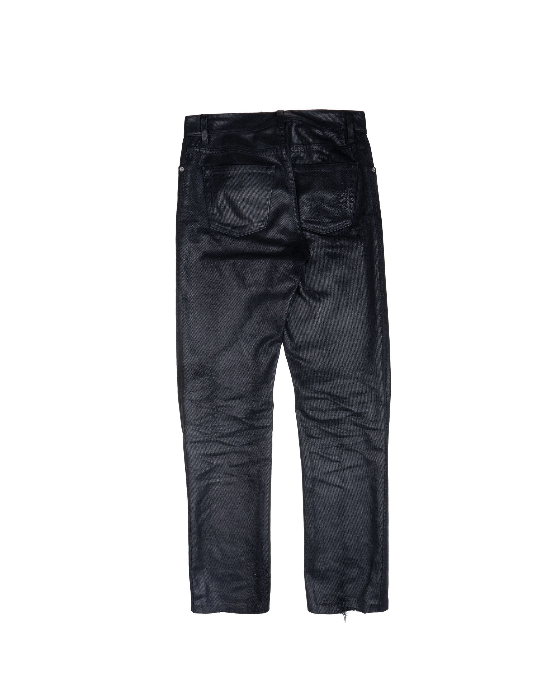 Helmut Lang Waxed Denim Pants Size US 29 - 2 Thumbnail