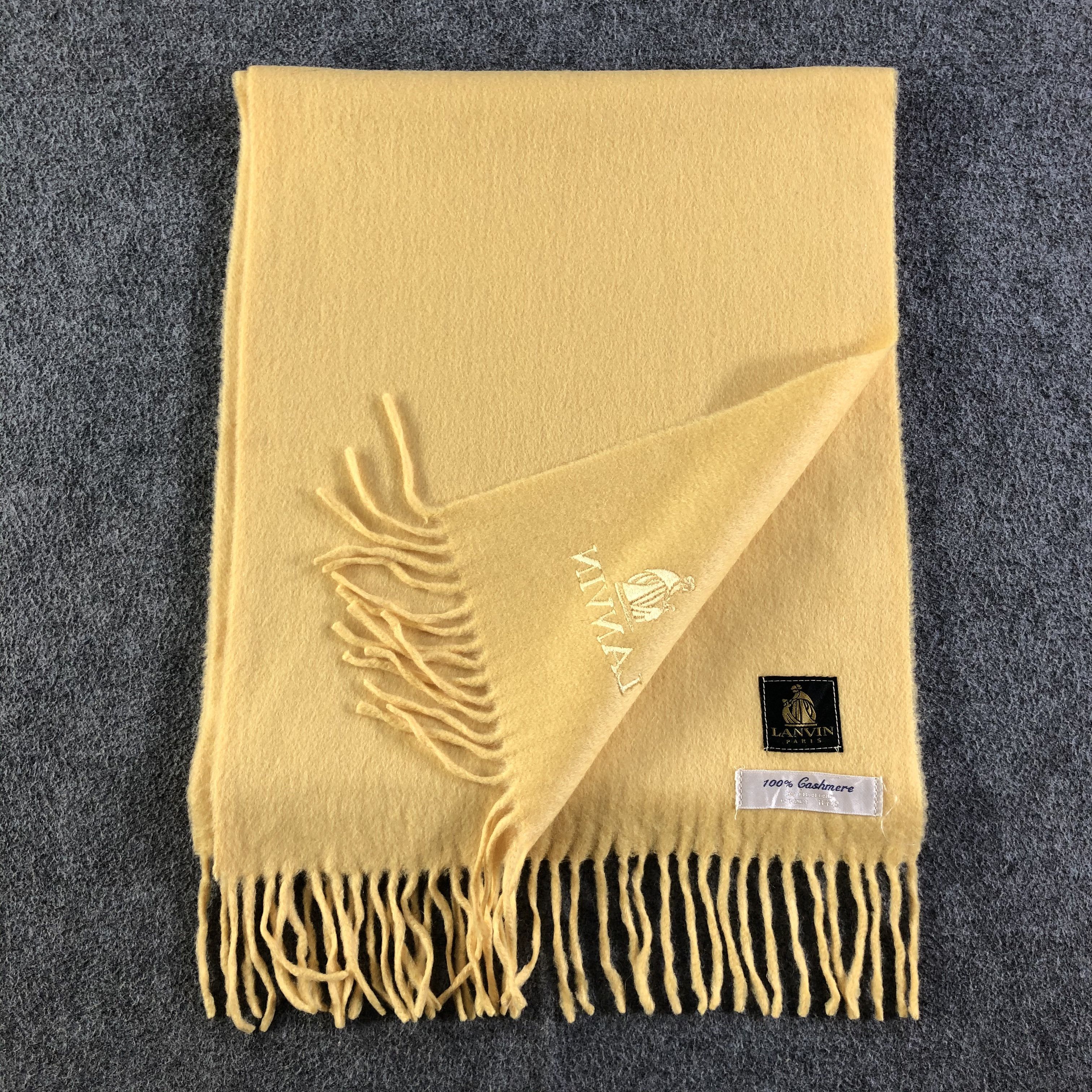 Lanvin Lanvin Cashmere Scarf / Muffler / Neckwear P649 Size ONE SIZE - 5 Thumbnail