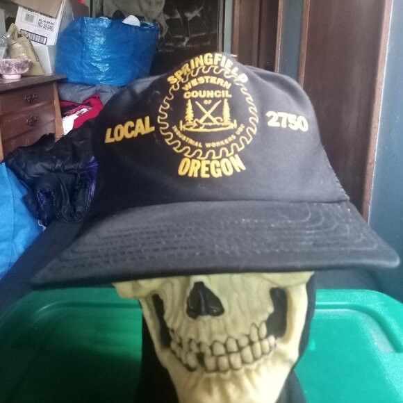 Other Vintage Western Council Industrial Workers Union Hat Size ONE SIZE - 1 Thumbnail