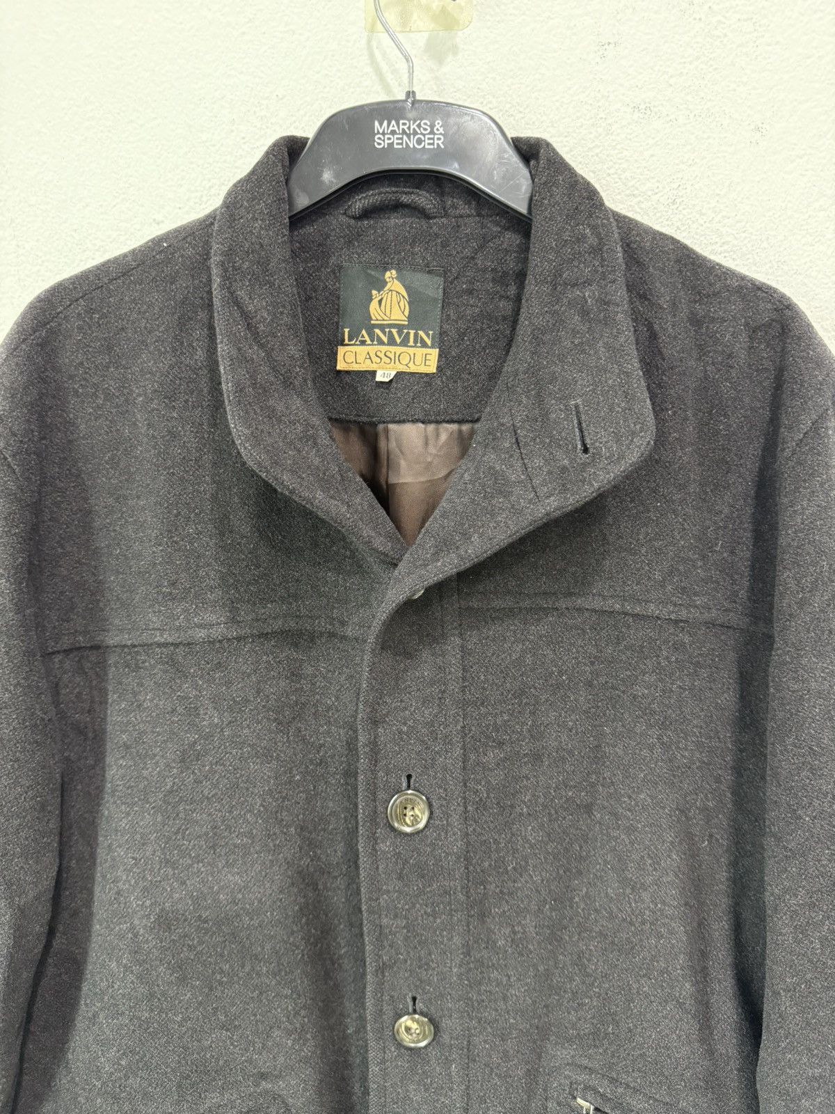 Lanvin Vintage Lanvin Classique Jacket, Wool Button Double Pocket Size US M / EU 48-50 / 2 - 6 Thumbnail