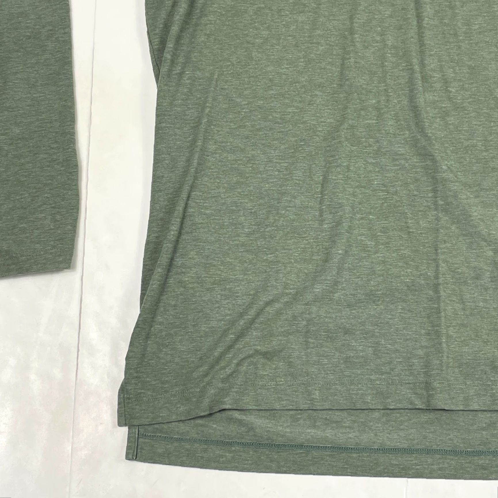 Cuts Cuts Shirt Mens Large Green Henley Long Sleeve Running Workout Stretch Size US L / EU 52-54 / 3 - 6 Thumbnail