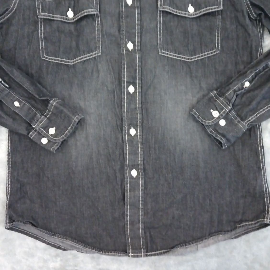 Penn Antigua Penn State Shirt Mens Medium Gray Long Sleeve Embroidered Button Up Size US M / EU 48-50 / 2 - 3 Thumbnail