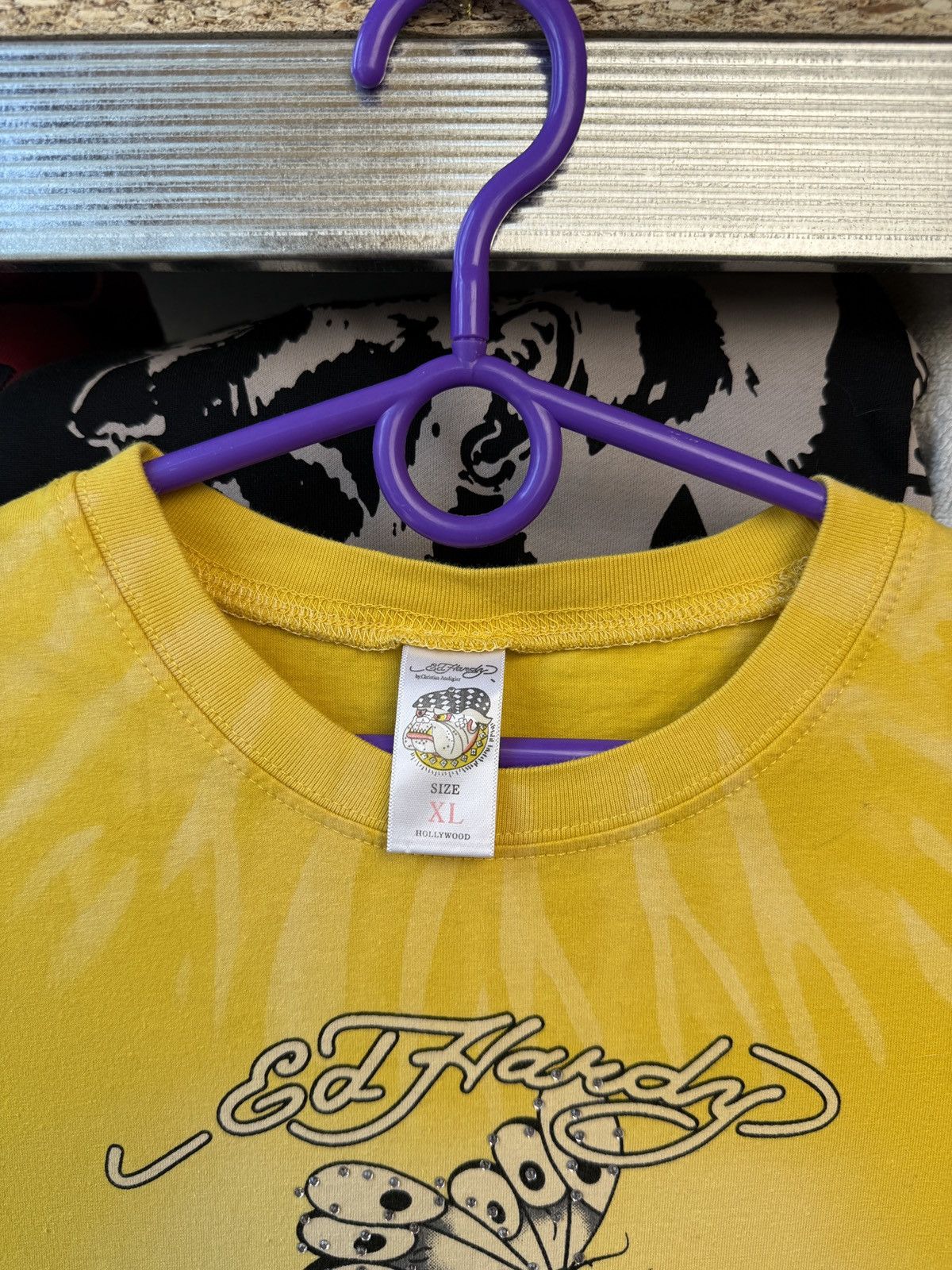 Christian Audigier Vintage Y2K Ed Hardy Tee Shirt Size XL / US 12-14 / IT 48-50 - 4 Thumbnail