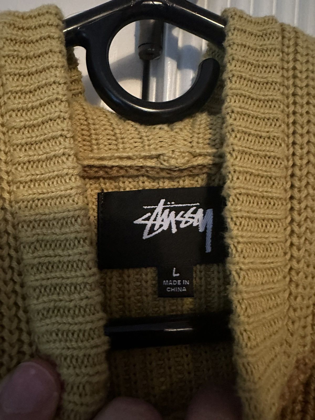 Stussy Stussy Spray Dyed Hoodie 'Tan' Size US L / EU 52-54 / 3 - 5 Thumbnail