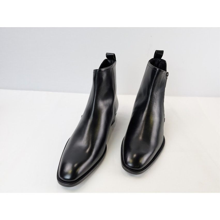 Saint Laurent Paris o1rshd1 Leather Shezan Wyatt 30 Chelsea Boots in Nero Size US 10.5 / EU 43-44 - 9 Thumbnail