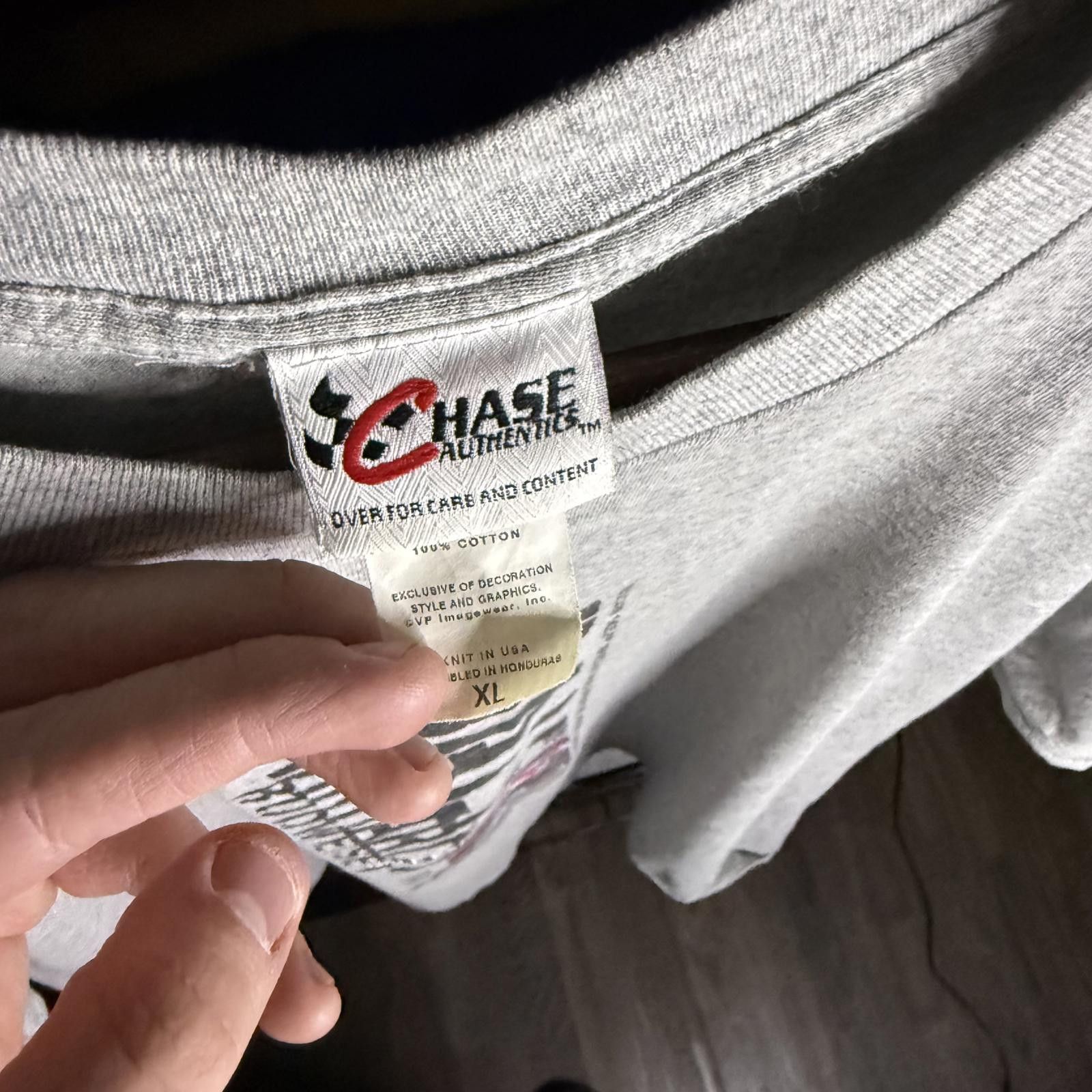 Chase Authentics Chase Authentic Dale Earnhardt Grey Graphic T-Shirt - XL Size US XL / EU 56 / 4 - 2 Thumbnail