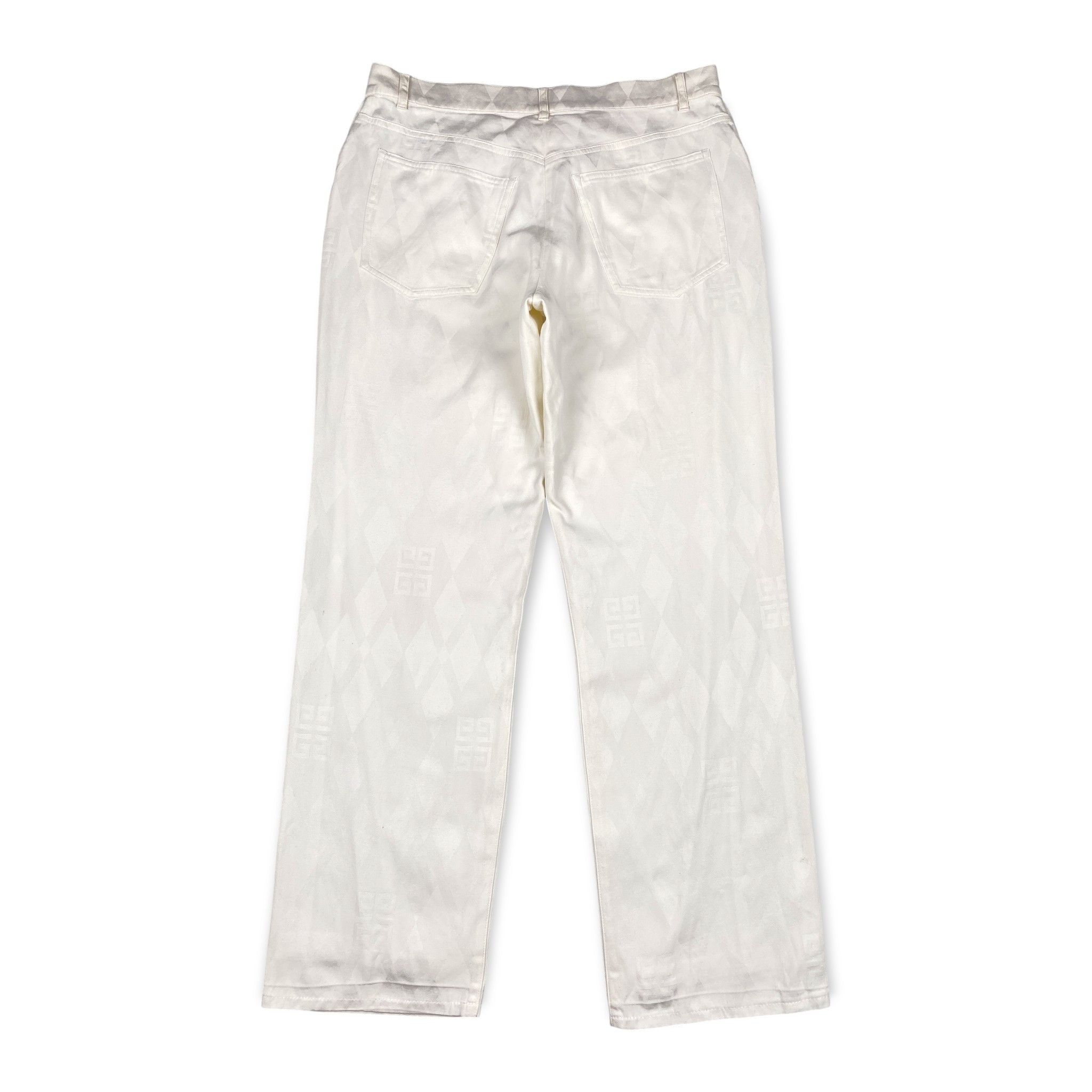 Givenchy Vision 4G Monogram Button Fly Denim Trousers Size US 29 - 2 Thumbnail