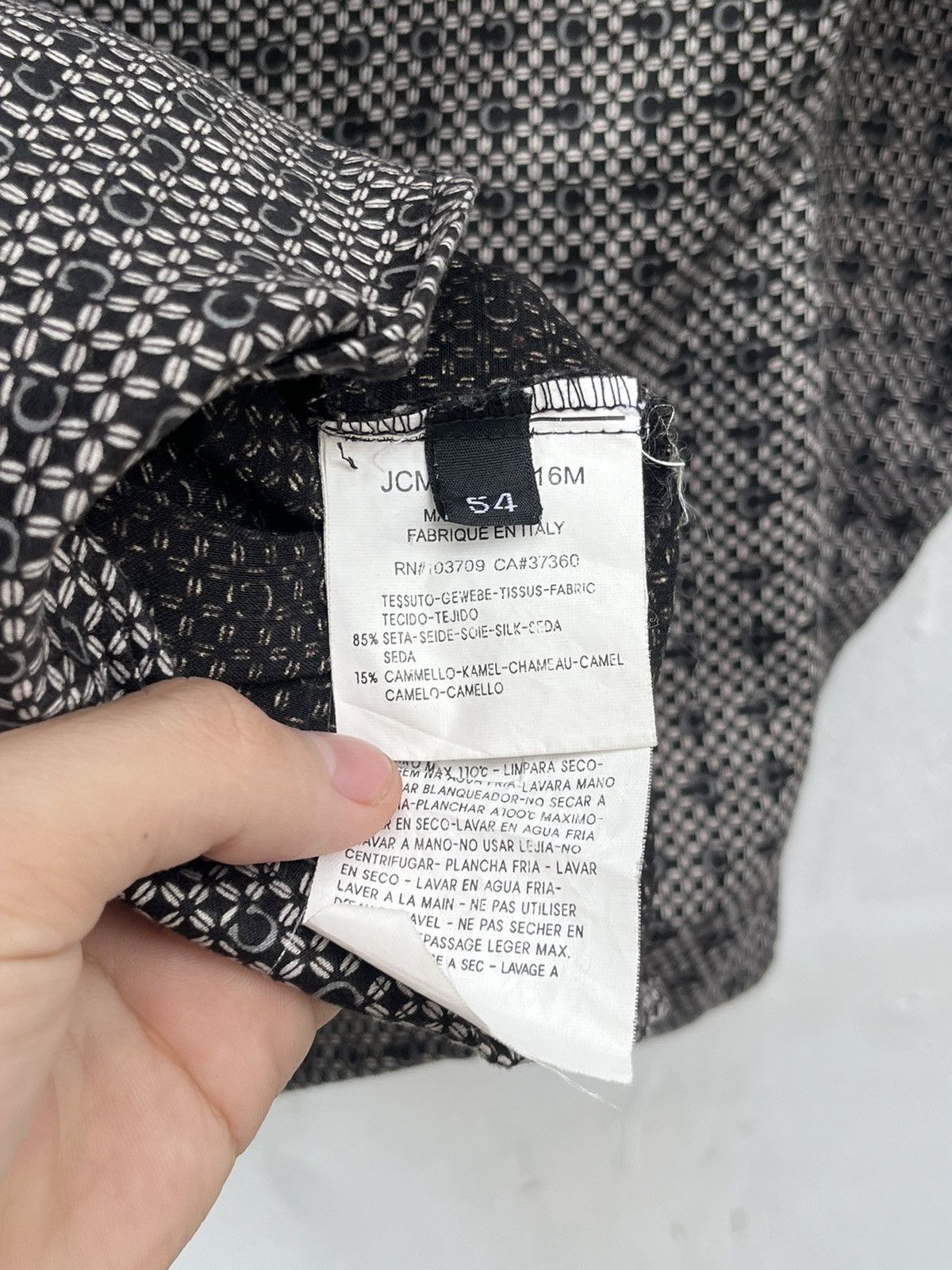 Armani Exchange × Giorgio Armani GIORGIO ARMANI C PATTERN SHIRT Size US L / EU 52-54 / 3 - 8 Thumbnail
