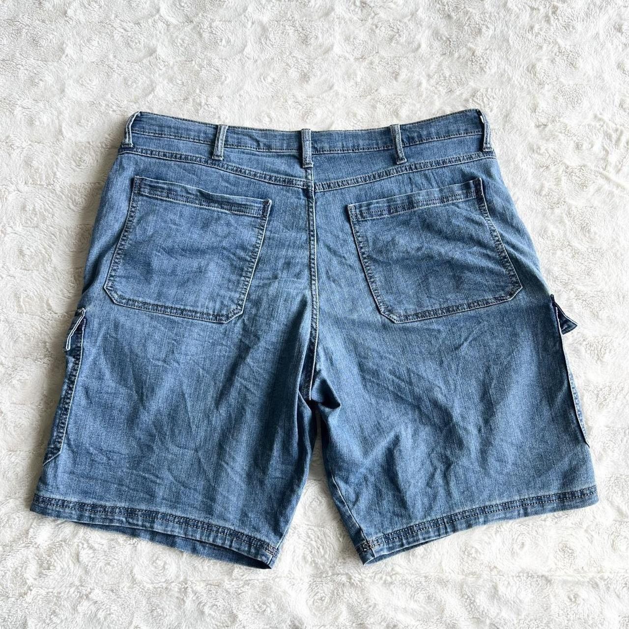 Wrangler Wrangler Denim Cargo Shorts Jorts Mens 38 *Tag 36 Blue Baggy Size US 38 / EU 54 - 2 Thumbnail