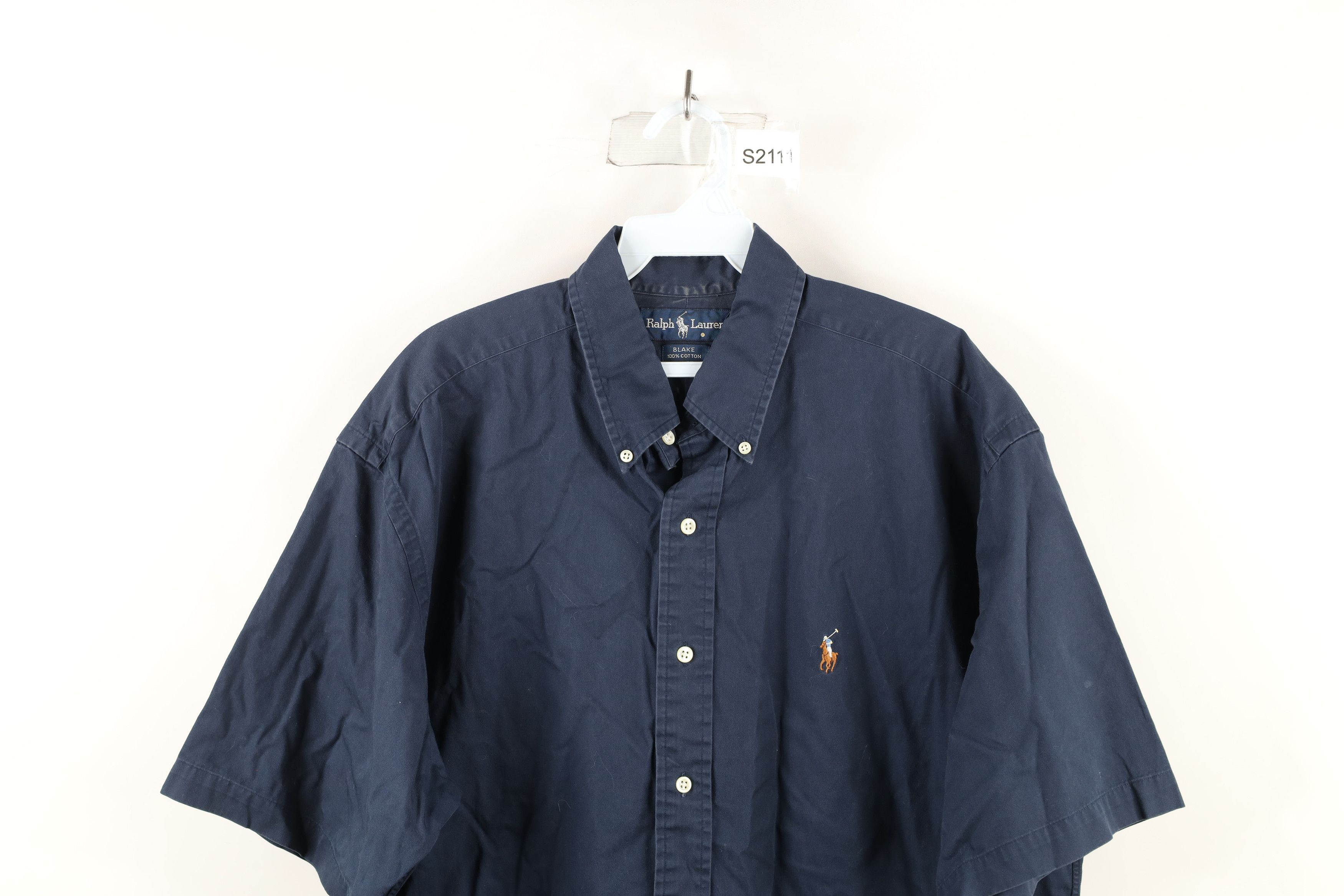 Polo Ralph Lauren Vintage Ralph Lauren Short Sleeve Collared Button Down Shirt Size US L / EU 52-54 / 3 - 2 Thumbnail