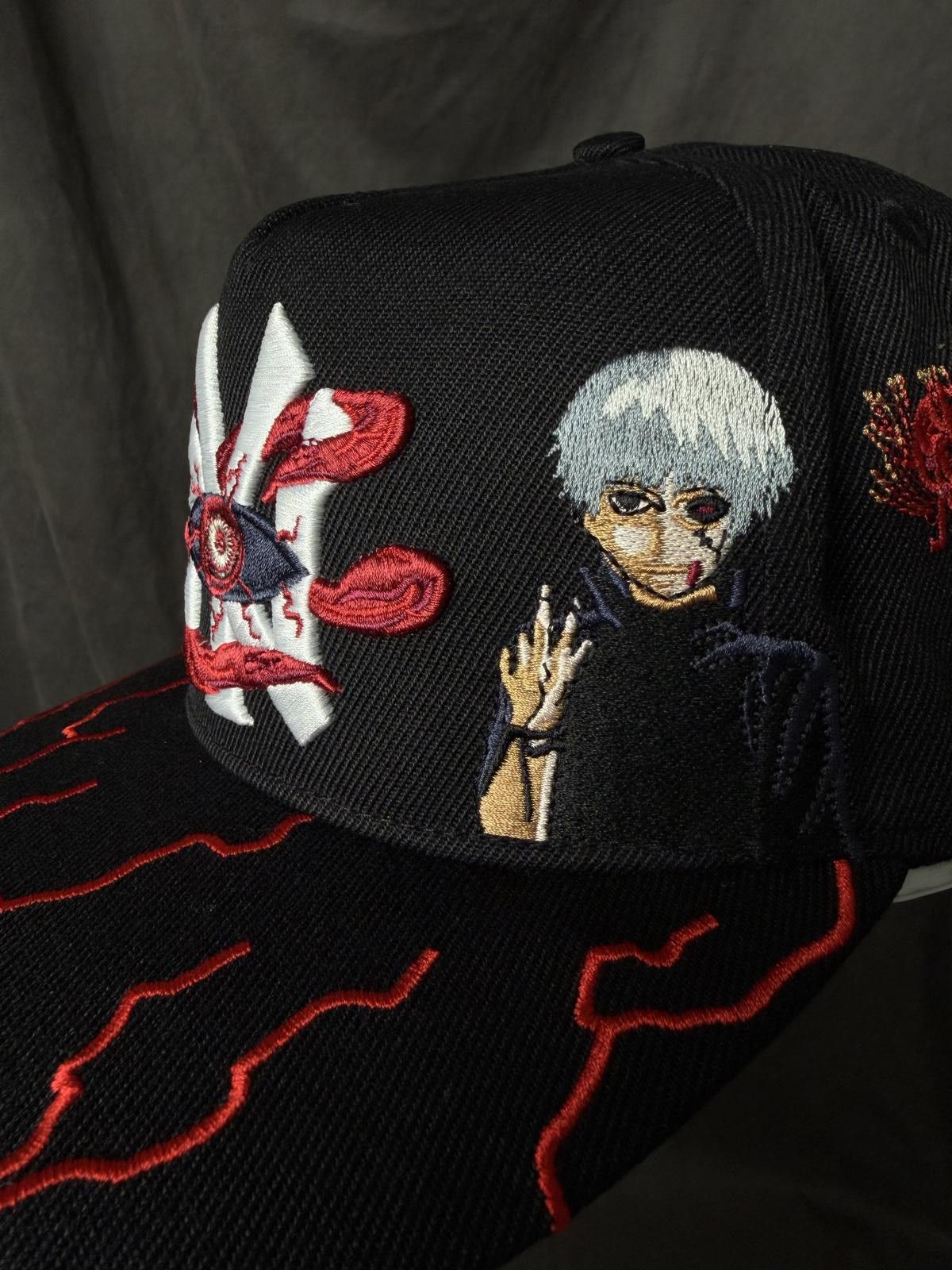 Japanese Brand VOID Tokyo Ghoul Ken Kaneki New York Yankees Hat Anime Size ONE SIZE - 9 Thumbnail