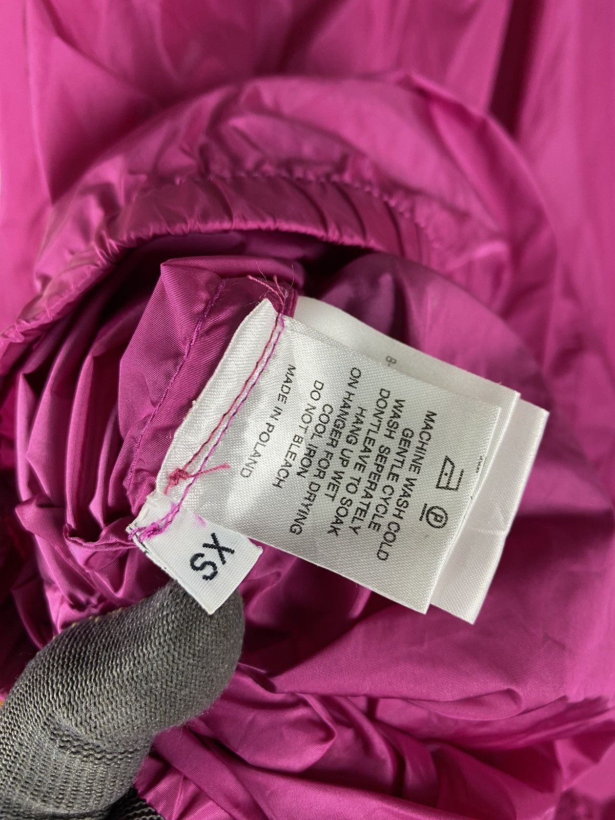 Vintage Vintage Lempelius Oversized Fuchsia Nylon Jacke Windbreaker Size XS / US 0-2 / IT 36-38 - 9 Thumbnail