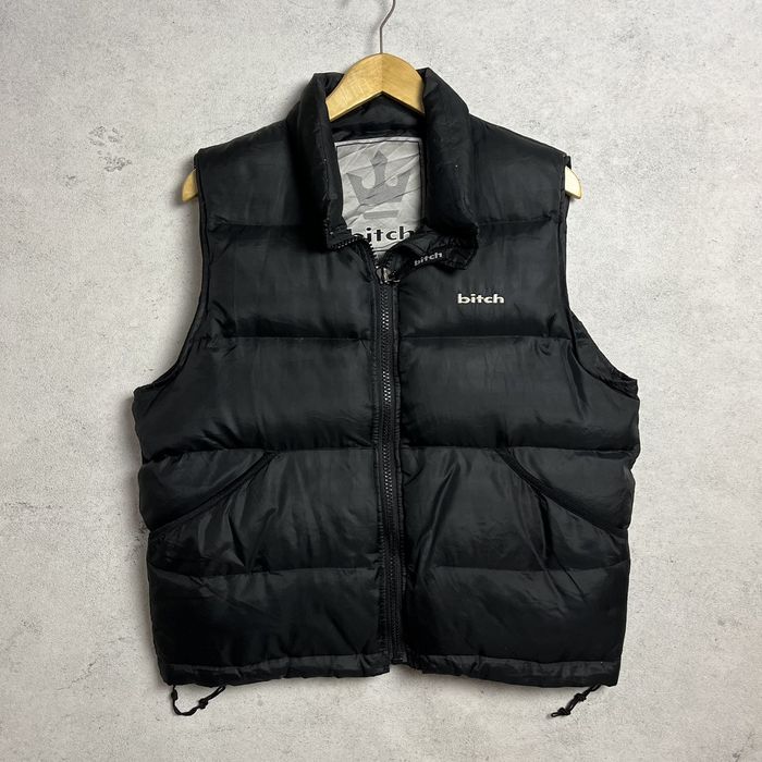 Vintage Vintage Bitch Skateboard Vest Puffer Jacket | Grailed