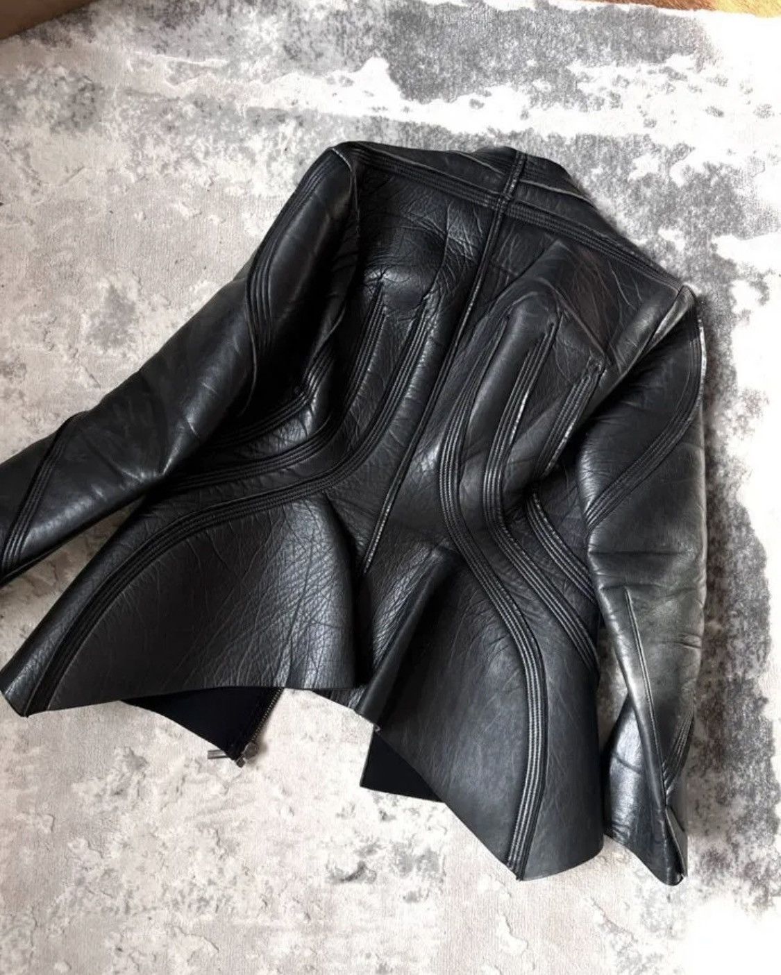 Rick Owens Lether Jacket