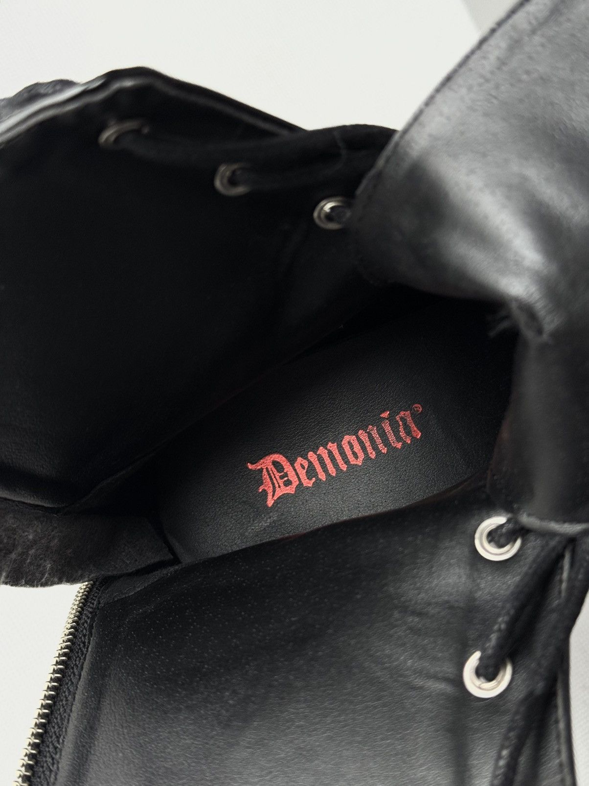 Demonia Cult Demonia Avant Garde Black Platform Hi Boots 10US Punk Grunge Size US 10 / IT 40 - 16 Thumbnail