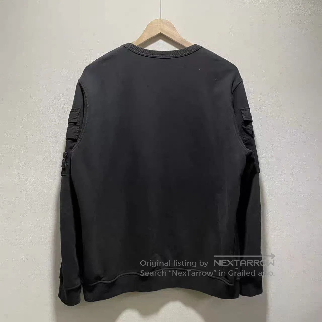 Stone Island Black Long Sleeve Sweatshirt with Cargo Pockets. Size US XXL / EU 58 / 5 - 2 Thumbnail