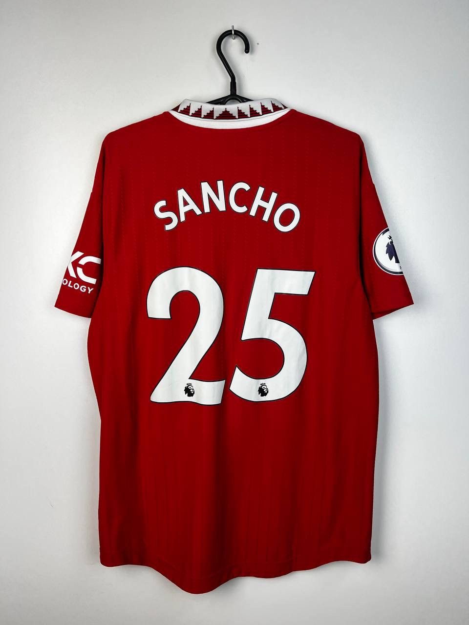 Vintage Manchester United Adidas Sancho #25 22/23 jersey home size L Size US L / EU 52-54 / 3 - 2 Thumbnail