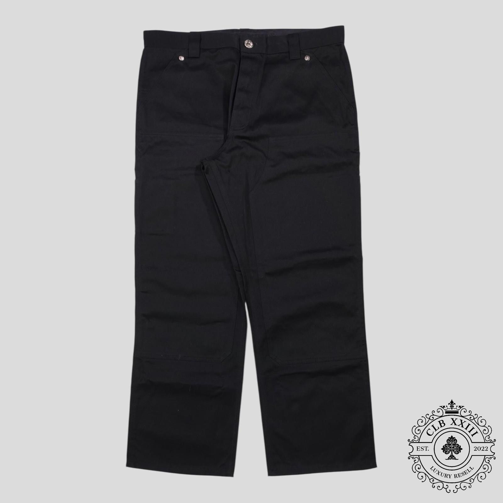 Chrome Hearts Chrome Hearts Double Knee Chino Pants in Black Size US 38 / EU 54 - 1 Thumbnail