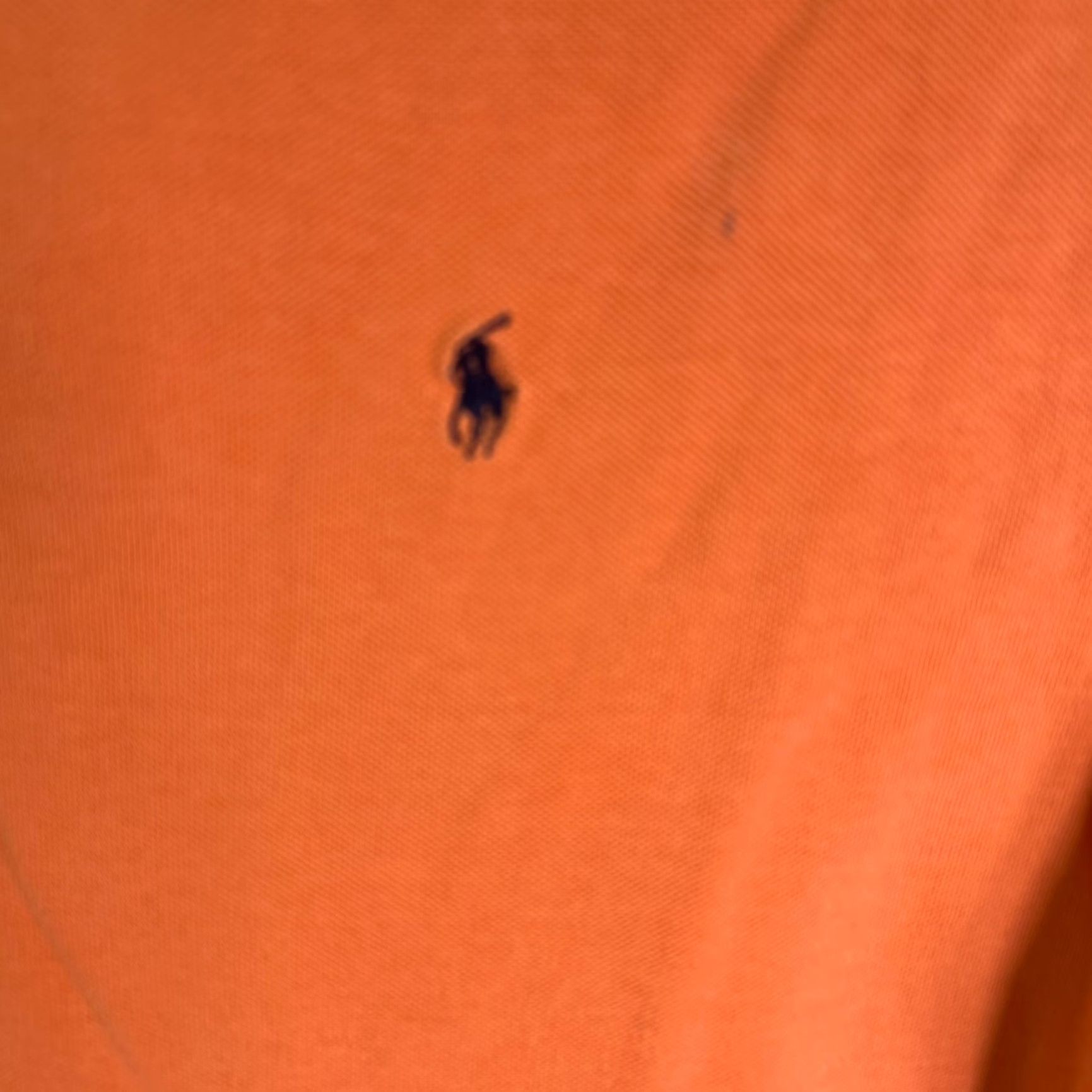 Ralph Lauren Ralph Lauren Polo Golf Shirt Mens L Orange USA Made Short Sleeve Polo Shirt Size US L / EU 52-54 / 3 - 3 Thumbnail