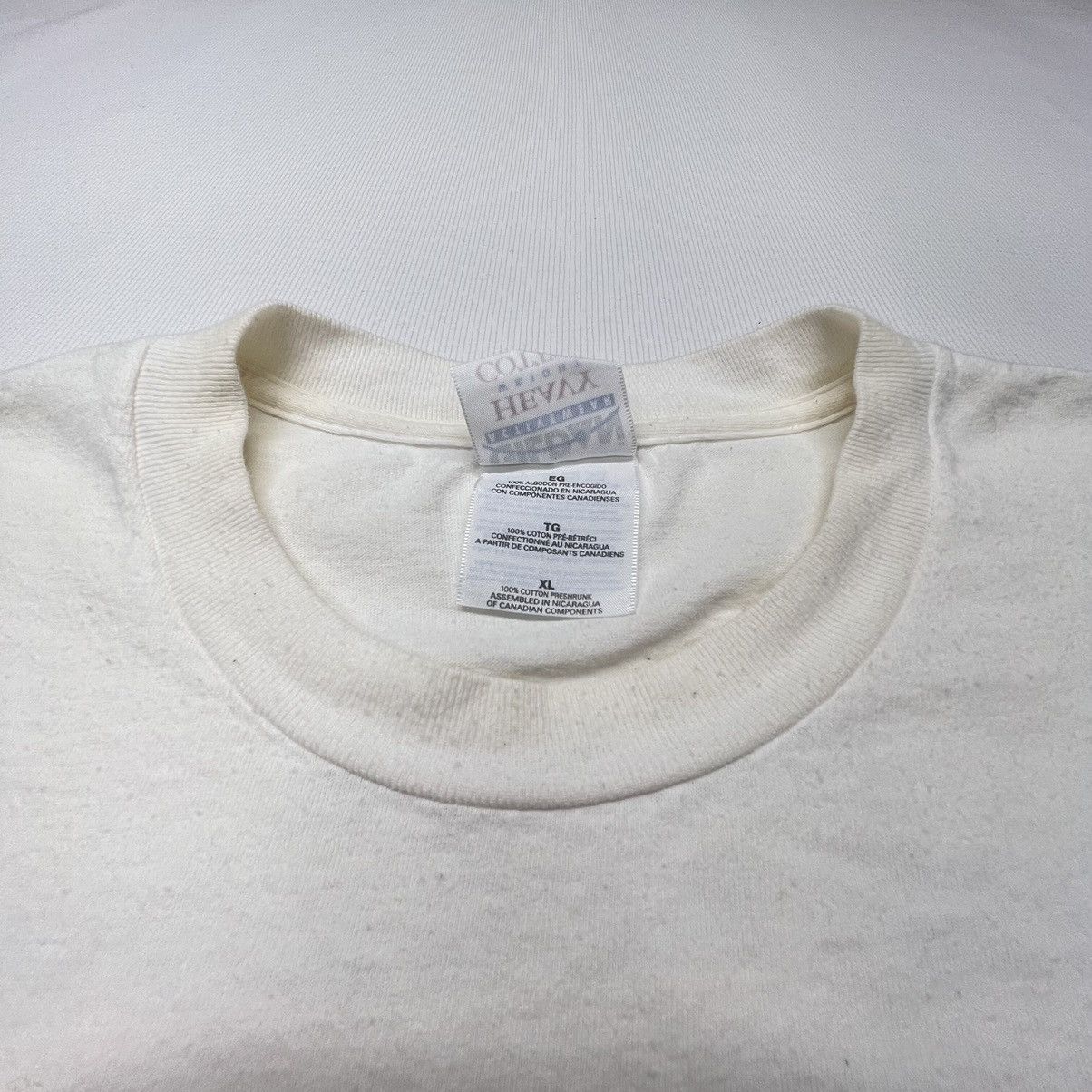Vintage Jack Daniels Tee Shirt White Crack The Legend Safe Whiskey Size US XL / EU 56 / 4 - 4 Thumbnail