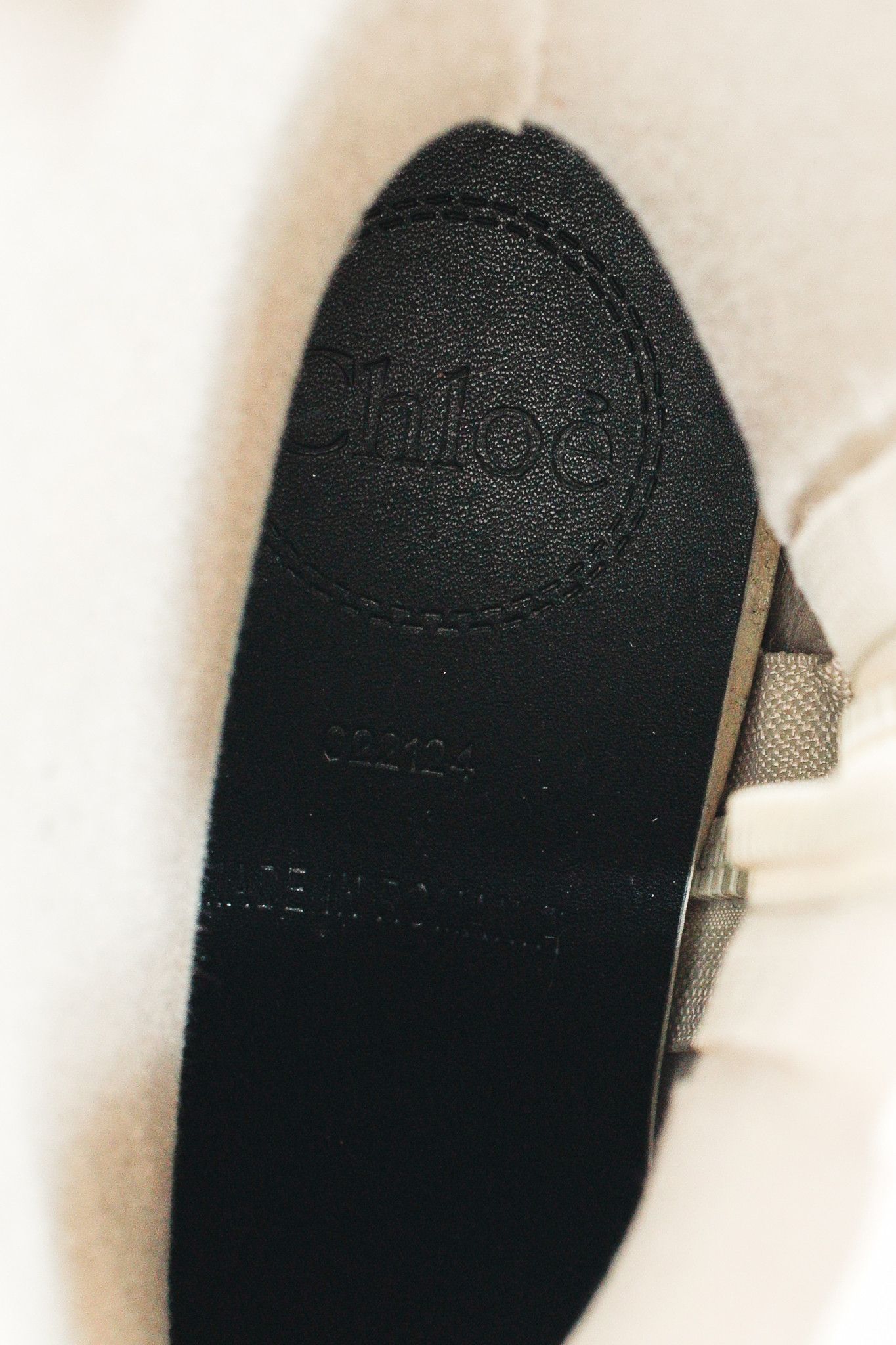 Chloe Chloe Betty Grey Rubber Chunky-Heel Rain Boots Size US 6.5 / IT 36.5 - 11 Thumbnail