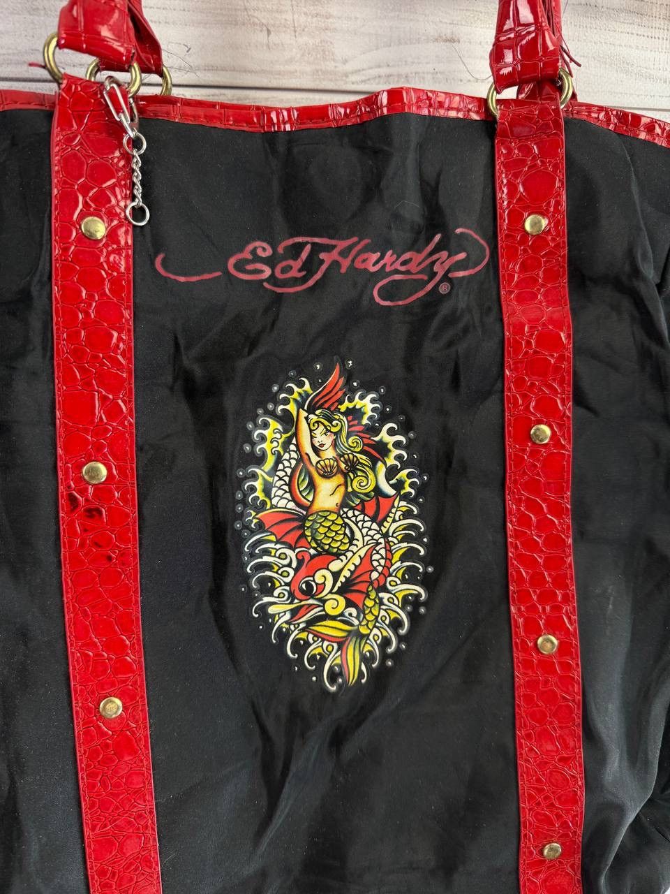 Ed Hardy Ed Hardy Bag Shoulder Big Logo Vintage Monogram Size ONE SIZE - 2 Thumbnail