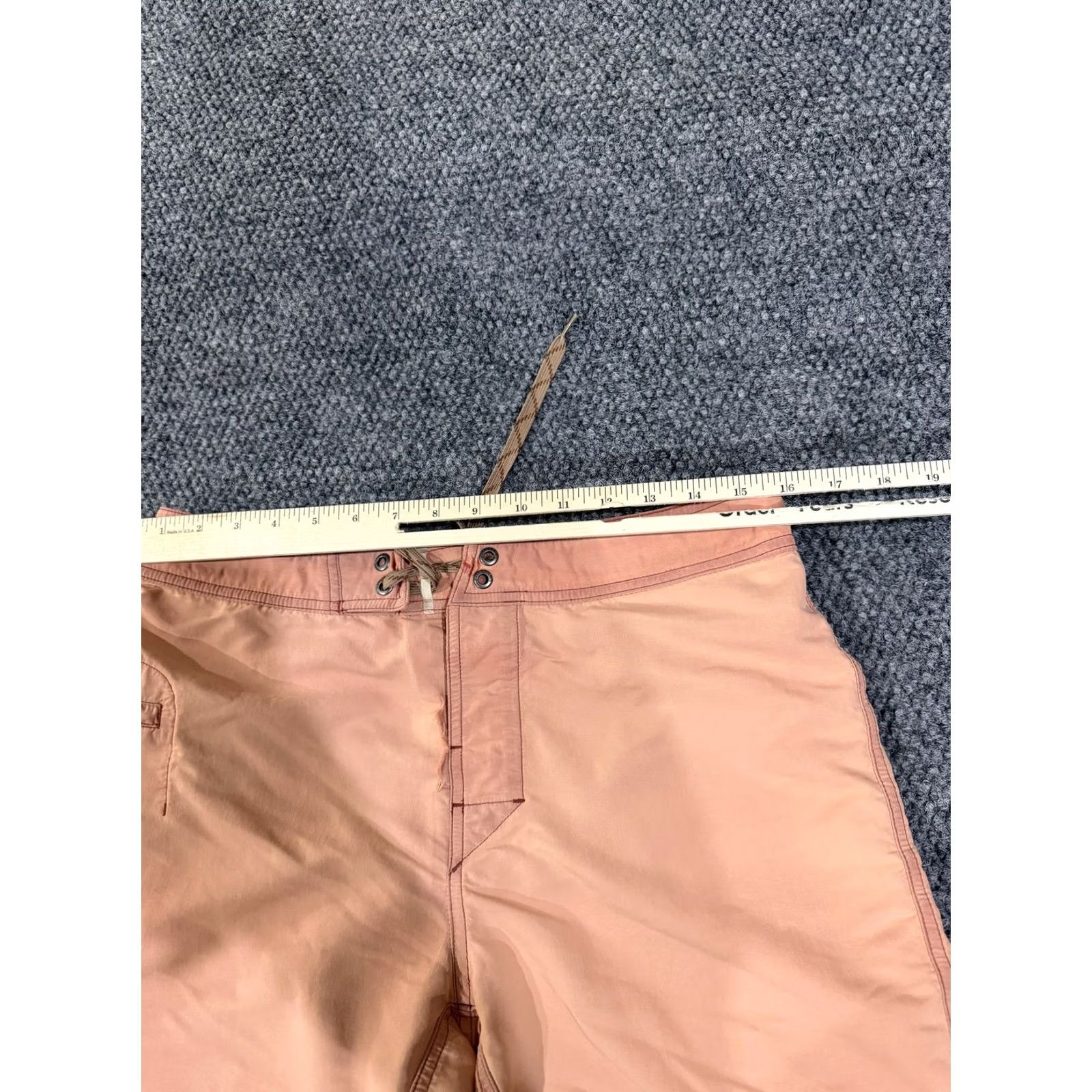 Patagonia Patagonia Board Shorts Mens 32 Orange Quick Dry Nylon Zip Pocket Drawstring Lightweight Surf Swim Trunks Size US 32 / EU 48 - 7 Thumbnail