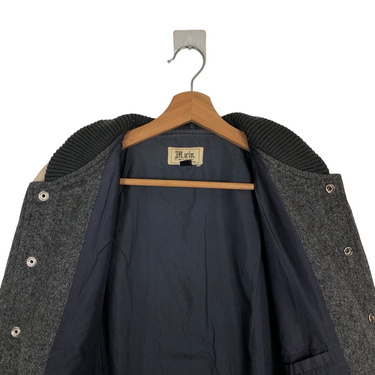 Japanese Brand 🔥90’s VINTAGE WOOL VARSITY JACKET M.WIN ISSEY MIYAKE Size US L / EU 52-54 / 3 - 10 Thumbnail