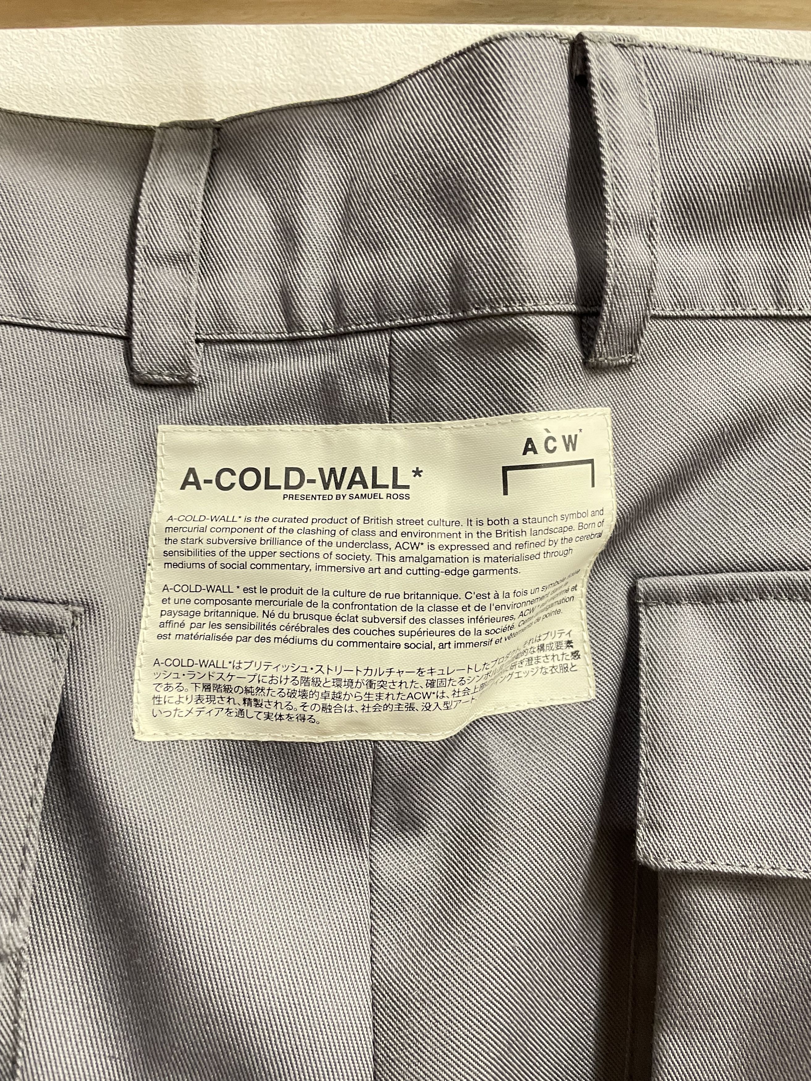 A-COLD-WALL* A-Cold-Wall* Cargo Pants (0974) Size US 35 - 14 Thumbnail