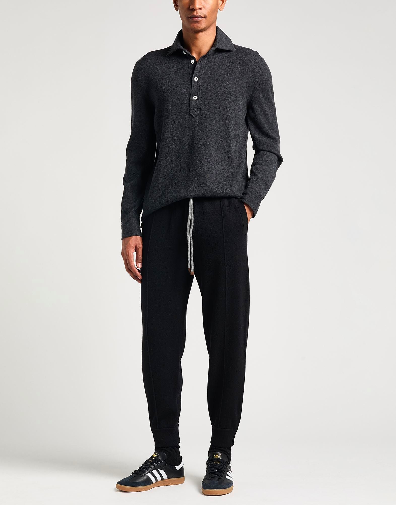 Brunello Cucinelli Premium Cashmere Drawstring Trousers Size US 34 / EU 50 - 1 Thumbnail