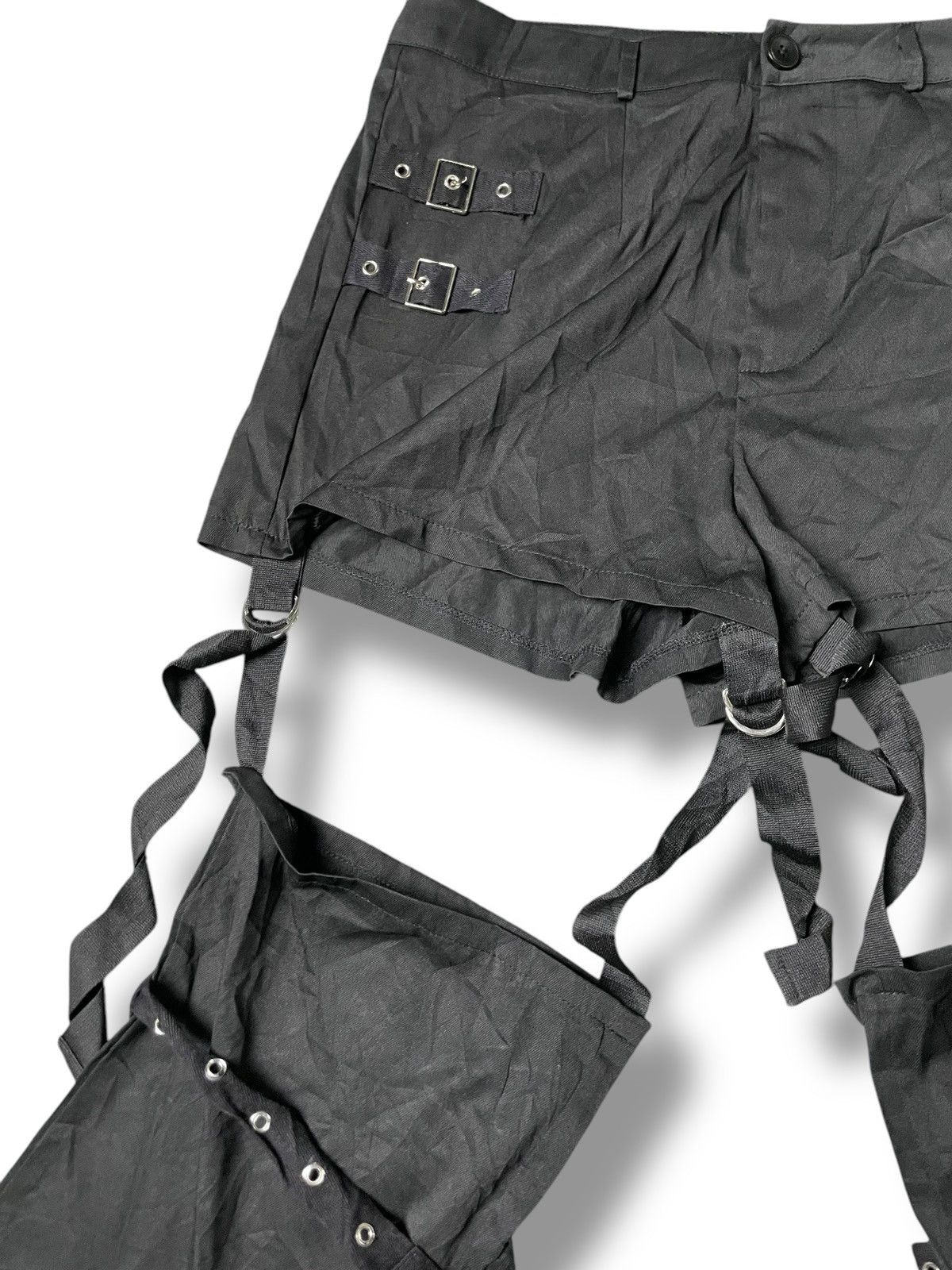 Japanese Brand Romwe Bondage Flare Pants (53) Size 30" / US 8 / IT 44 - 5 Thumbnail