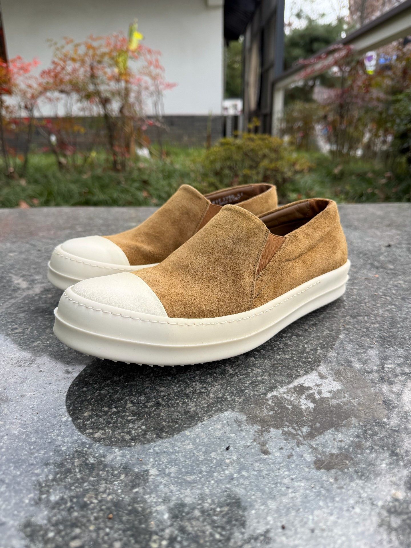 Rick Owens Rick Owens Limited Yellow Suede Slip-On Size US 8 / EU 41 - 1 Thumbnail