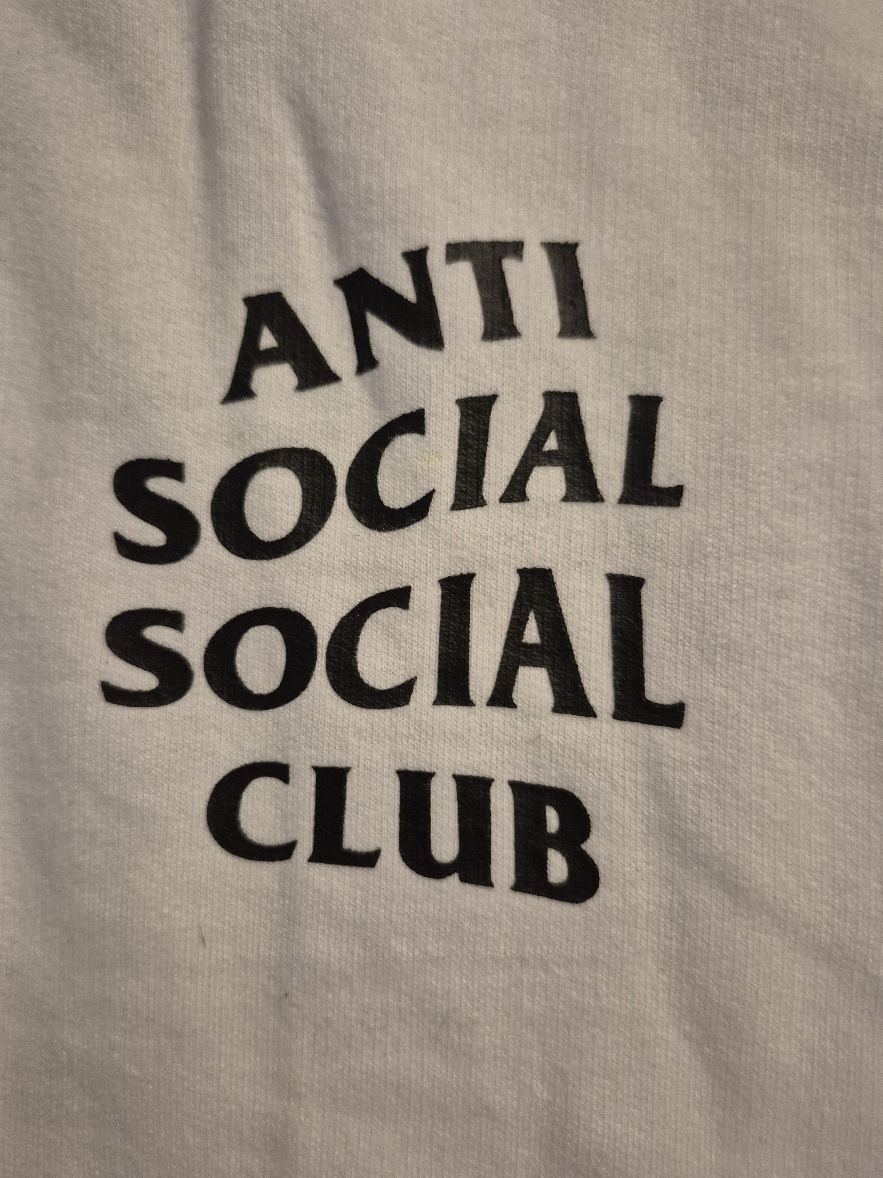 Anti Social Social Club Anti Social Social Club White Hoodie Size Large Size US L / EU 52-54 / 3 - 4 Thumbnail