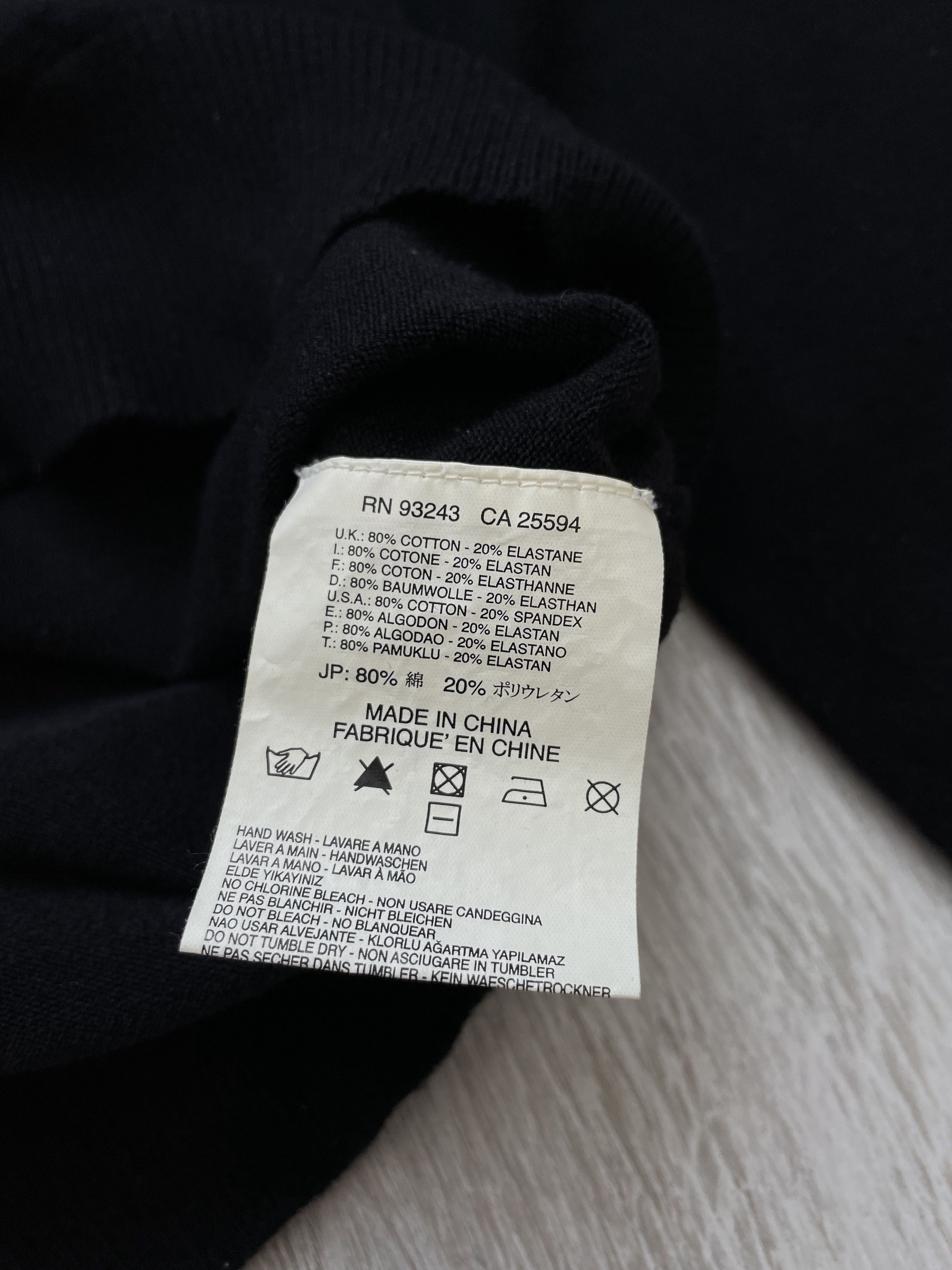 Diesel Diesel Black Sweater Cotton Punk Mini Logo Size US M / EU 48-50 / 2 - 7 Thumbnail