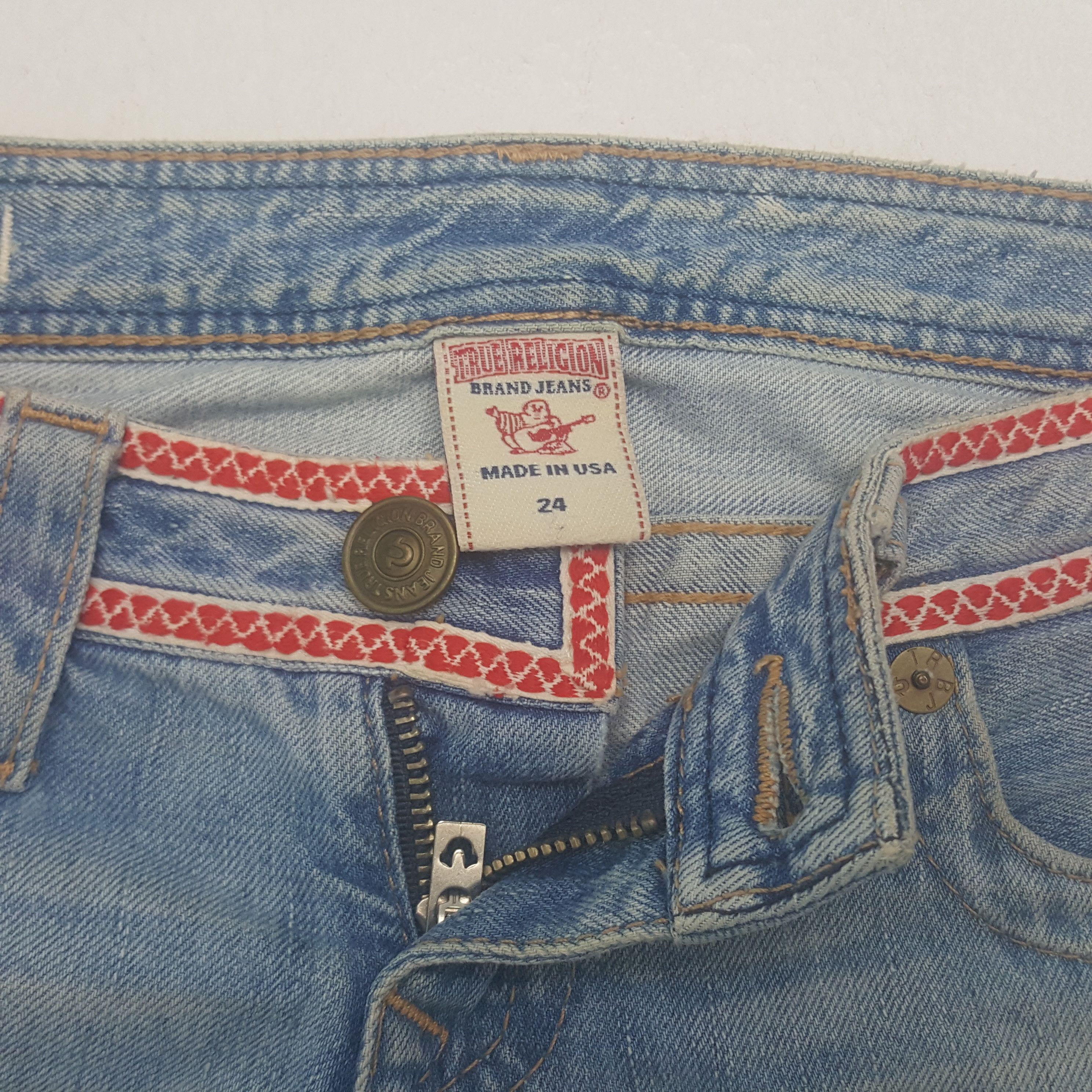 True Religion Vintage True Religion American Bootcut Denim Jeans C297N7 Size 28" / US 6 / IT 42 - 7 Thumbnail