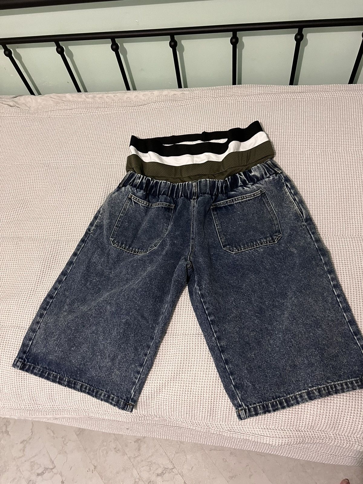 Japanese Brand Triple layered jorts Size US 36 / EU 52 - 2 Thumbnail