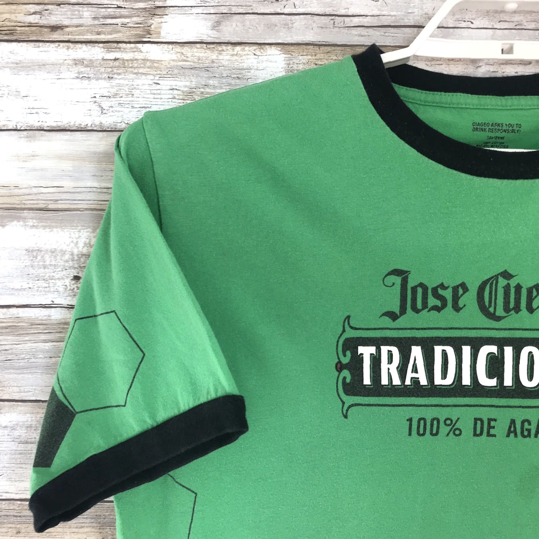 Vintage VINTAGE Jose Cuervo Mens T-Shirt Green Federacion Mexicana De Futbol Asoc Shirt Adult Large Short Sleeve Mens Size US L / EU 52-54 / 3 - 2 Thumbnail