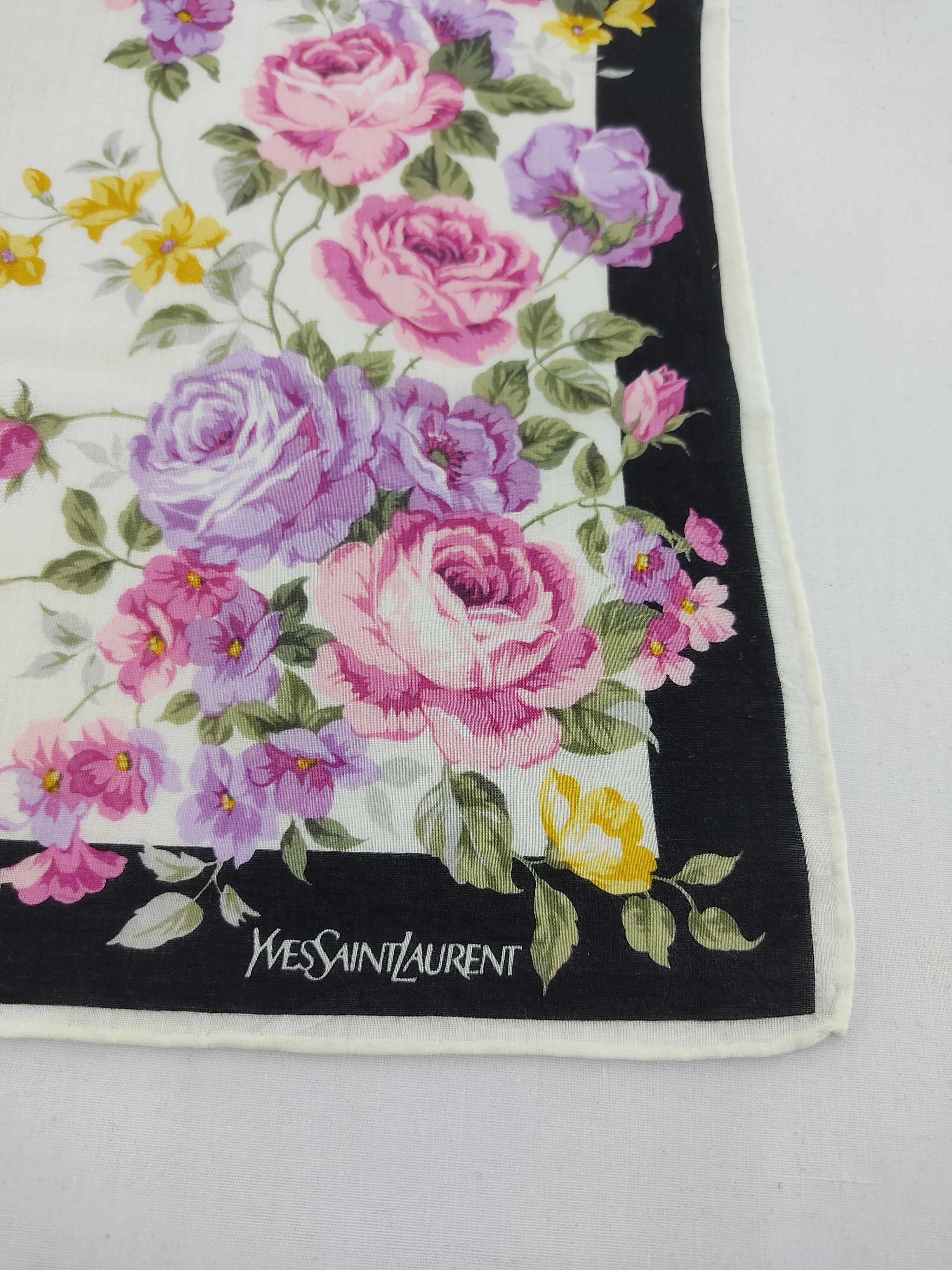 Vintage × Yves Saint Laurent Vintage Yves Saint Laurent Handkerchief / Neckwear / Bandana Size ONE SIZE - 5 Thumbnail
