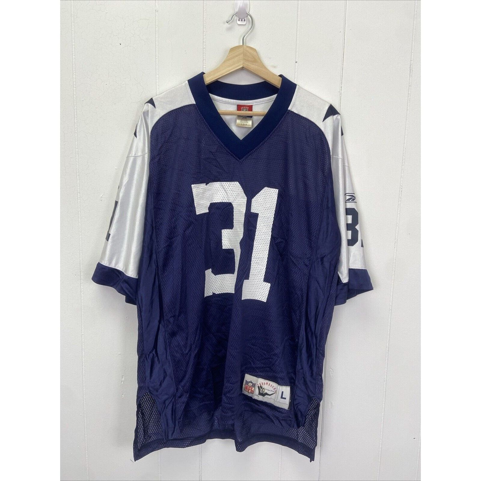 Reebok NFL Reebok Throwback Jersey Dallas Cowboys #31 Roy Williams Size US L / EU 52-54 / 3 - 1 Thumbnail