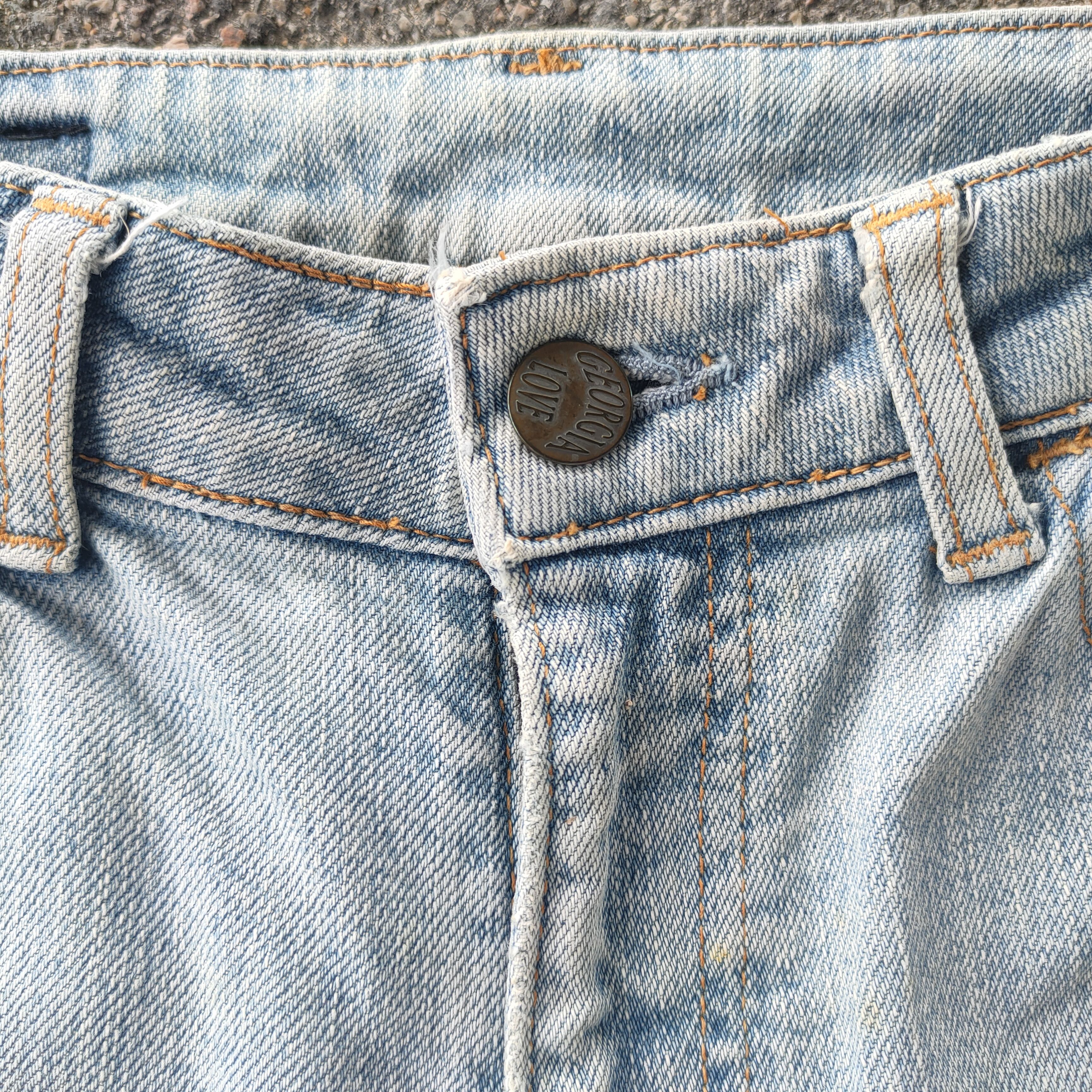 Japanese Brand × Jean × Vintage VINTAGE JAPANESE WOMAN FLARE FADED JEANS DENIM PANTS Size US 28 / EU 44 - 5 Thumbnail