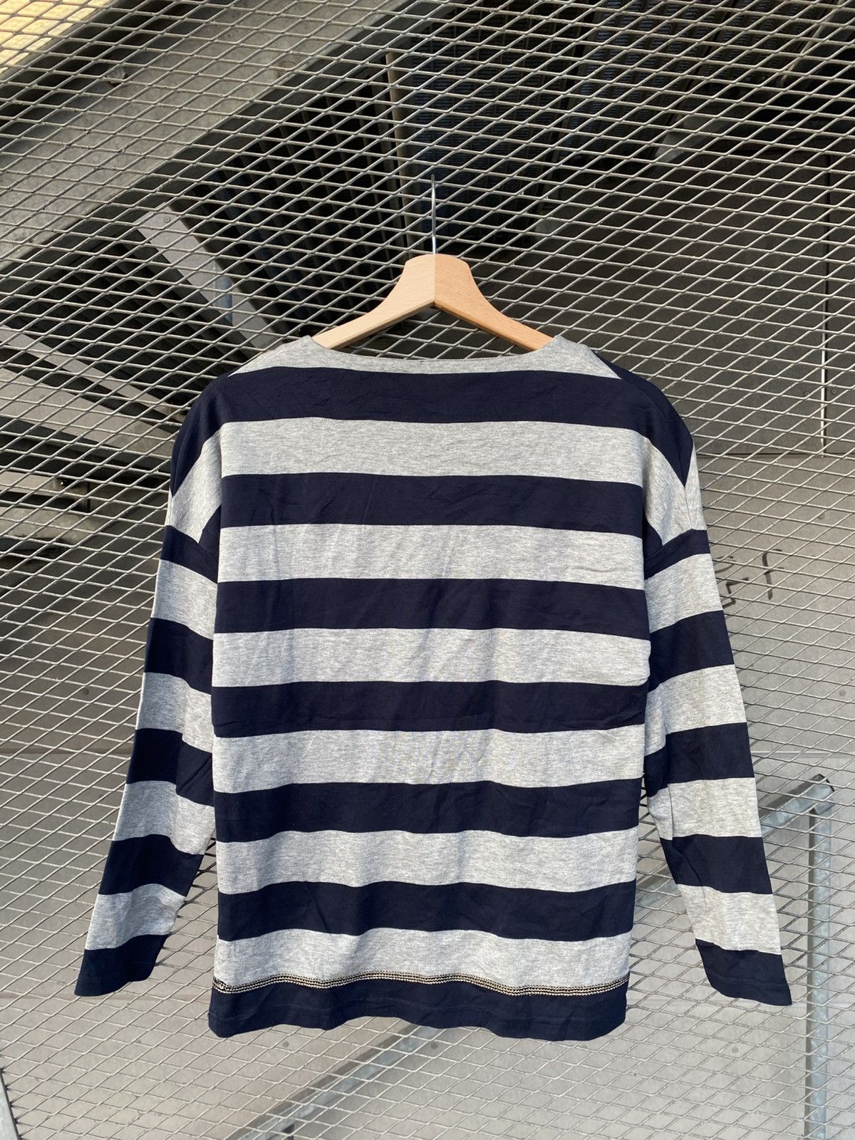 Nano Universe Stripe Y2K Longsleeve