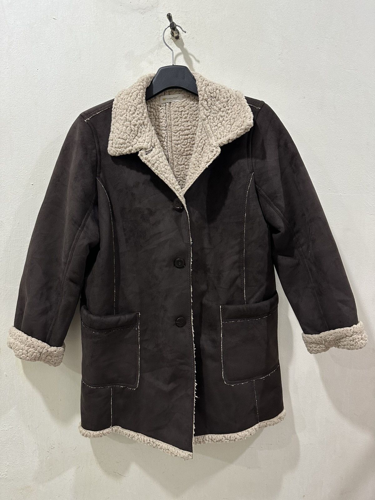 Golden Bear VTG GOLDEN BEAR Faux Shearling Jacket Size L / US 10 / IT 46 - 2 Thumbnail