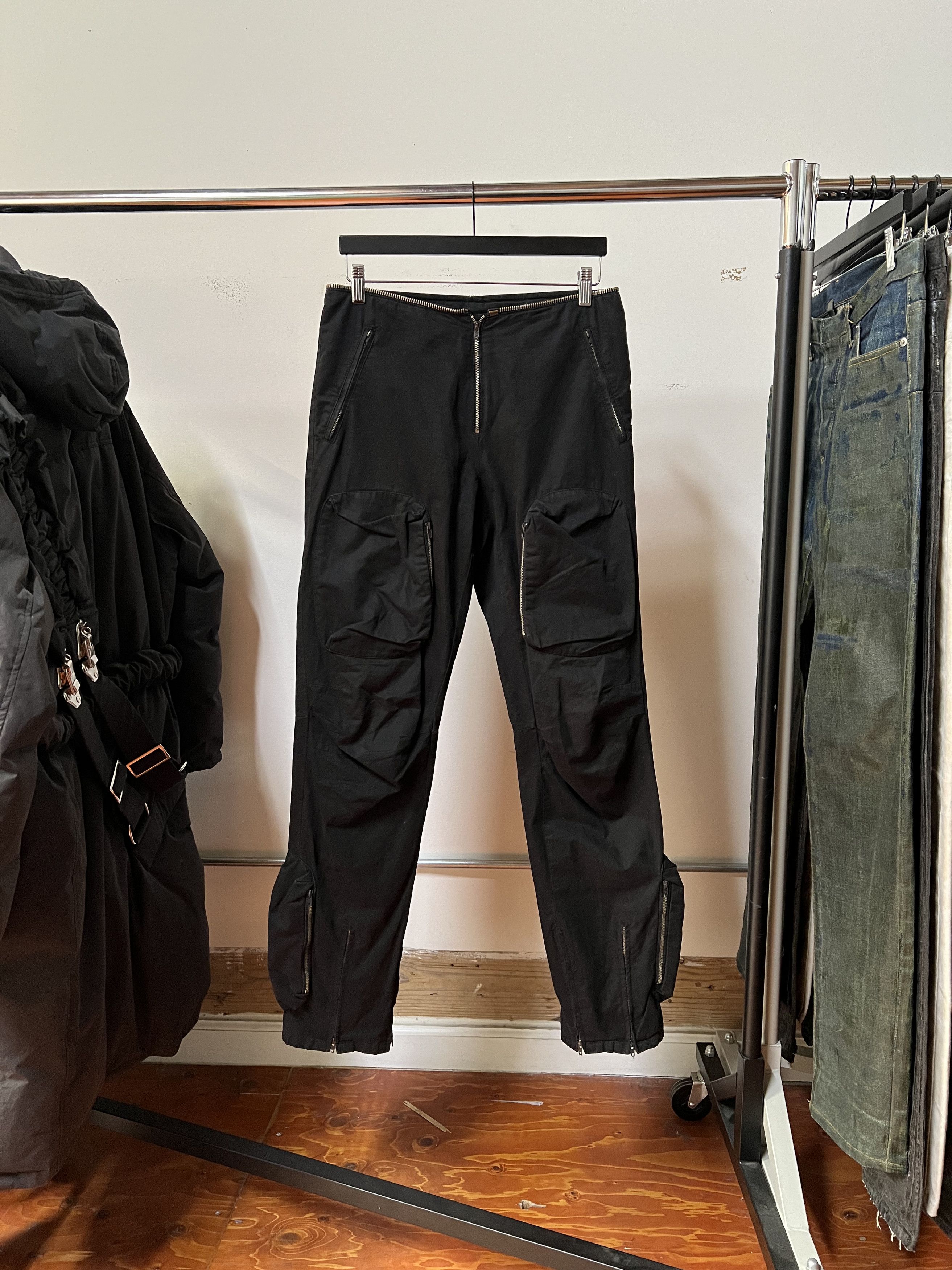 image of Helmut Lang Aw99 Astro Cargo Pants in Black, Men's (Size 31)