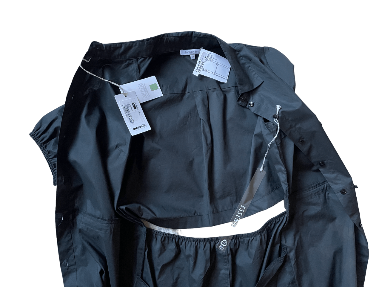 Patrizia Pepe Patrizia Peppe black poplin shirt dress Size S / US 4 / IT 40 - 4 Thumbnail