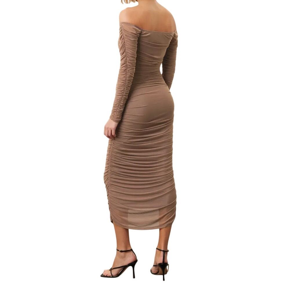 CAROLINE CONSTAS Caroline Constas Strapless Tara Dress in Brown, Size S Size S / US 4 / IT 40 - 3 Thumbnail