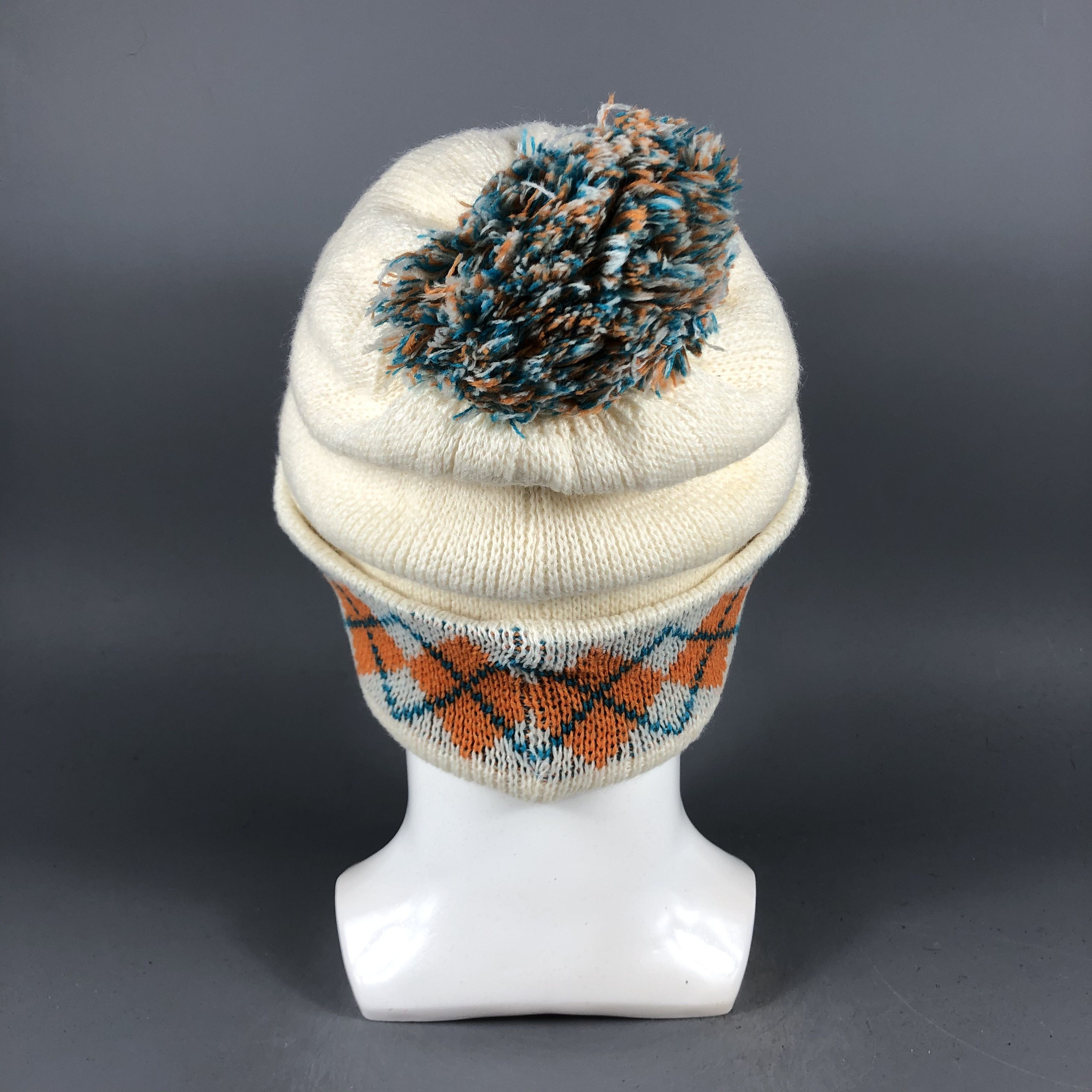 Japanese Brand × Vintage Japanese Brand Bobble Beanie Snow Hat Snow Cap -D1015 Size ONE SIZE - 2 Thumbnail