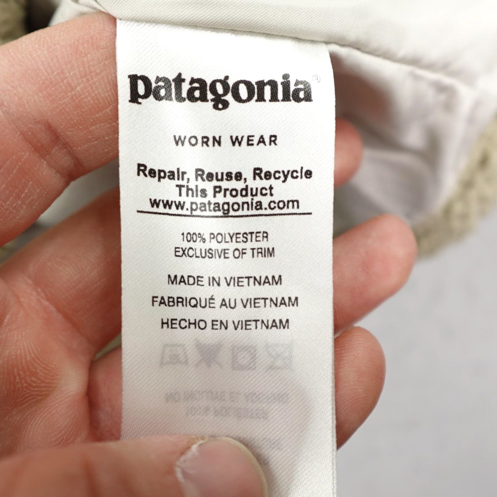 Patagonia Patagonia Vest Womens Small Oatmeal Beige Tan Los Gatos Fleece Full Zip Sweater Vest Size S / US 4 / IT 40 - 6 Thumbnail