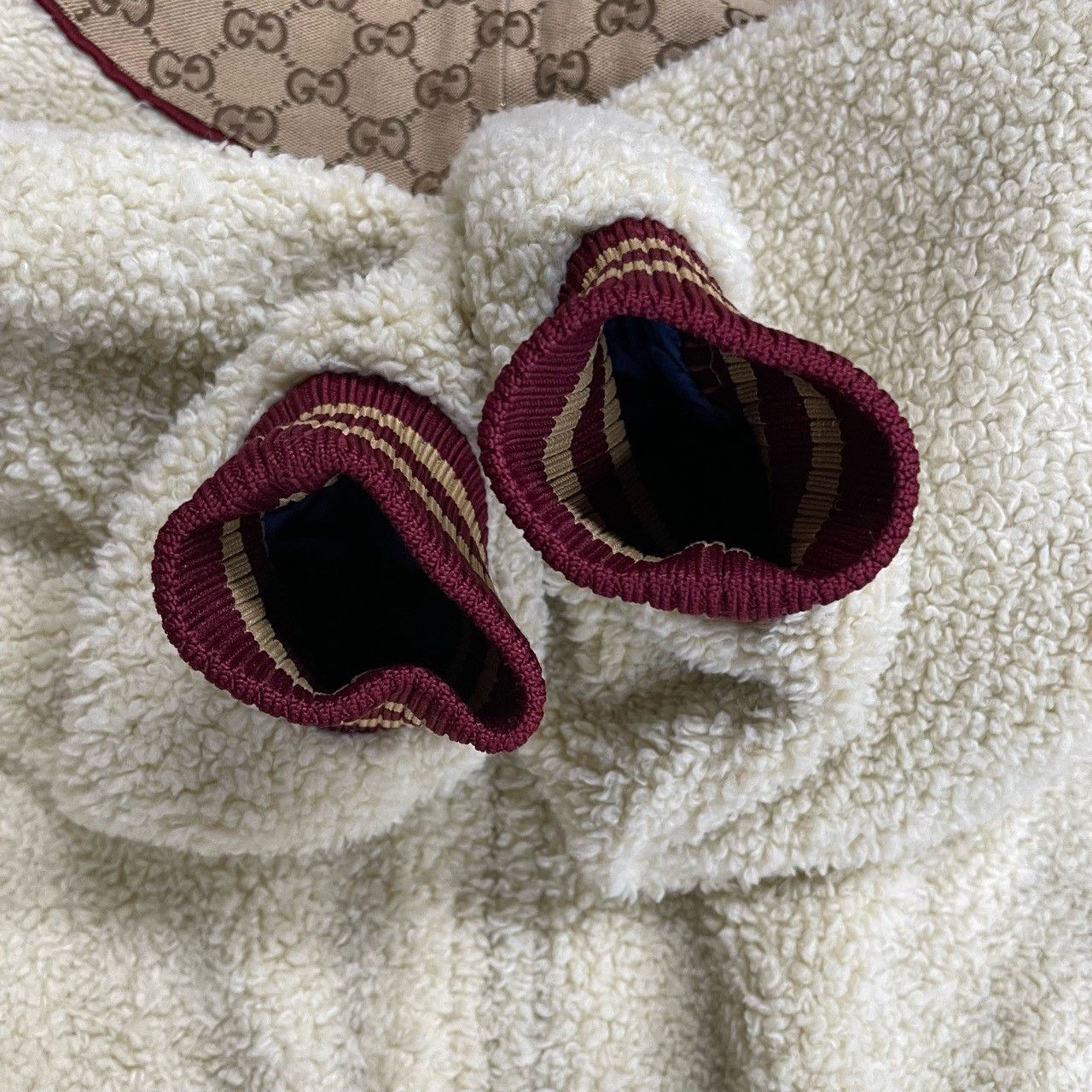 Gucci Gucci Co-branded tnf teddy velvet full print jacket 2501-Ne Size US XS / EU 42 / 0 - 5 Thumbnail