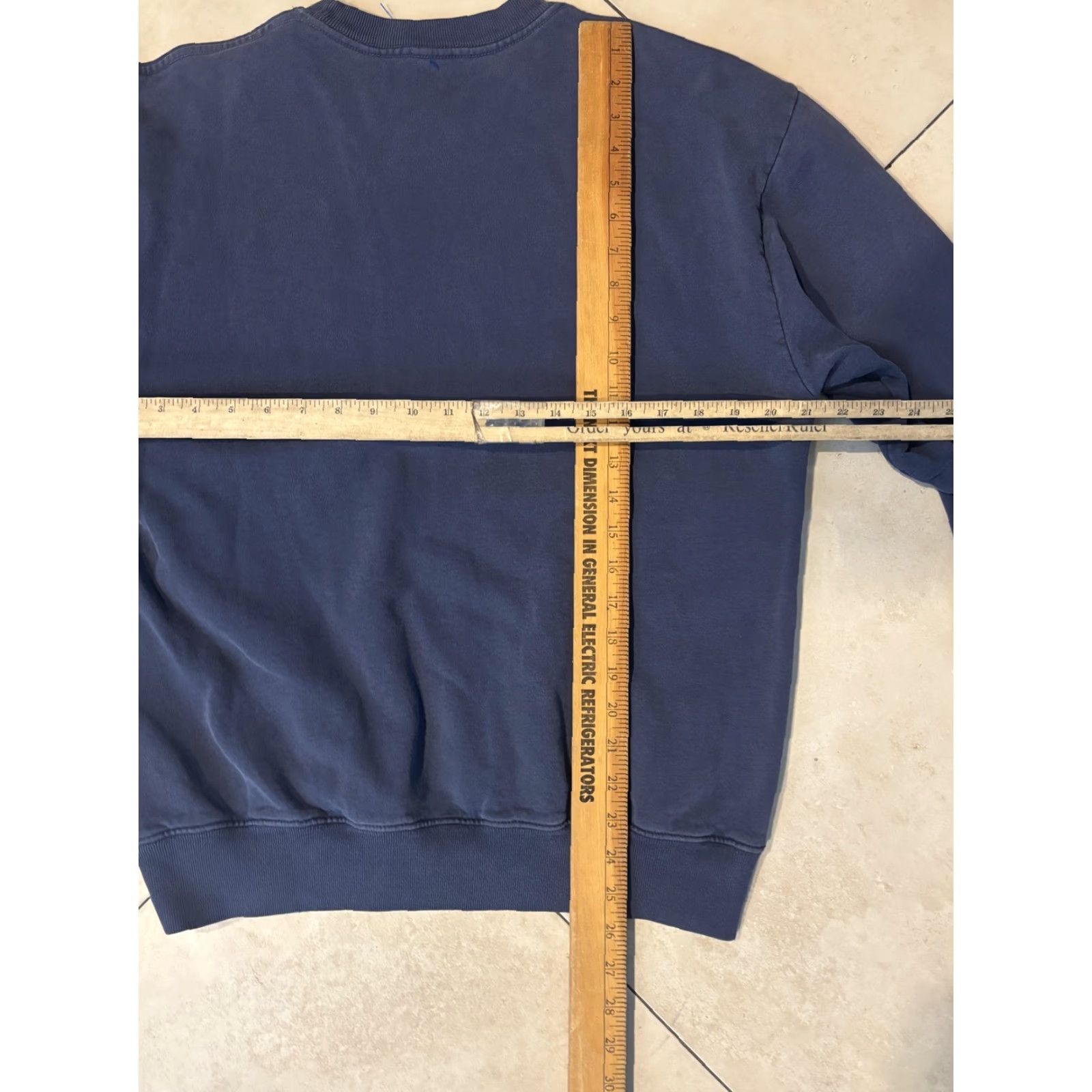 Sporty & Rich SPORTY & RICH Sweatshirt Crewneck Logo Graphic Pullover Mens S Blue USA Created Kid? Size US S / EU 44-46 / 1 - 5 Thumbnail